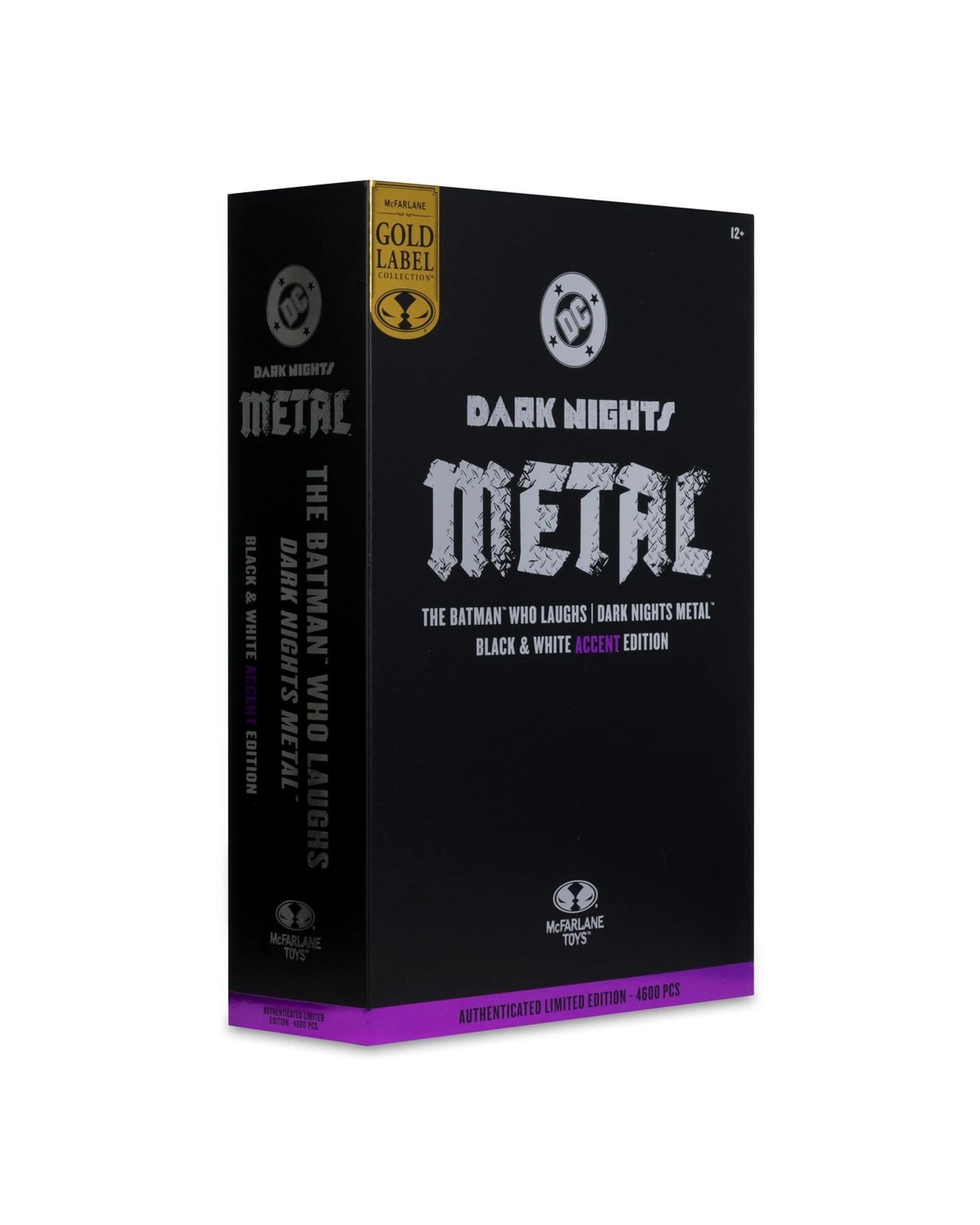 9 DC Multiverse Gold Label Dark Nights Metal The Batman Who Laughs Black and White Accent Edition 7 inch Action Figure, 9 of 10