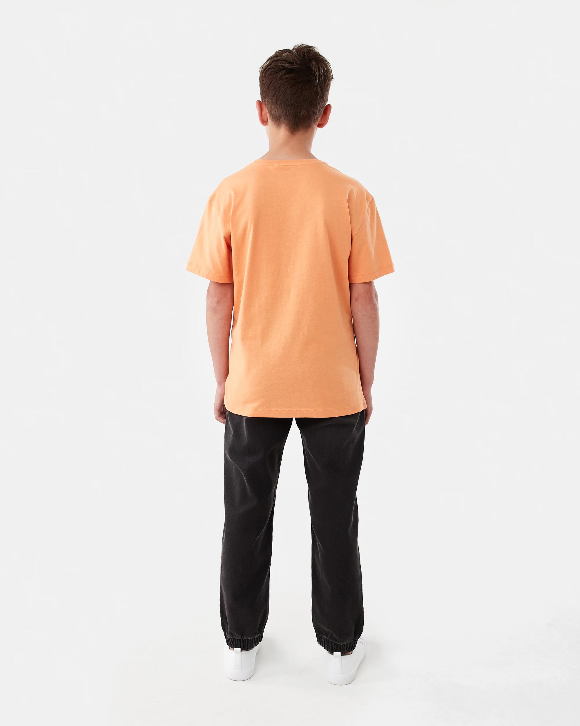 7 Short Sleeve Graphic Print T-shirt Spl Ornge, 7 of 7