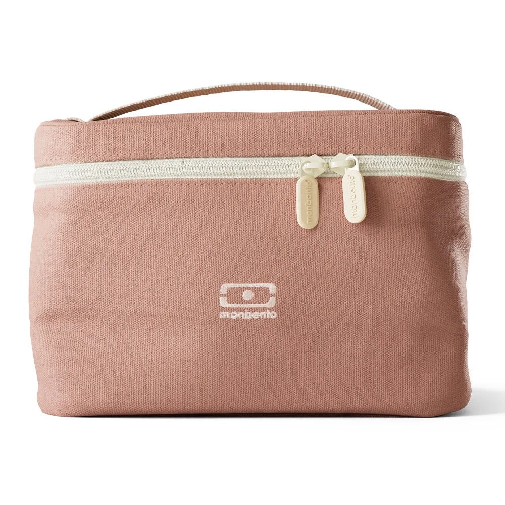 3 Monbento Arctic Insulated Cooler Lunch Bag Moka - Pink - Pink, 3 of 5