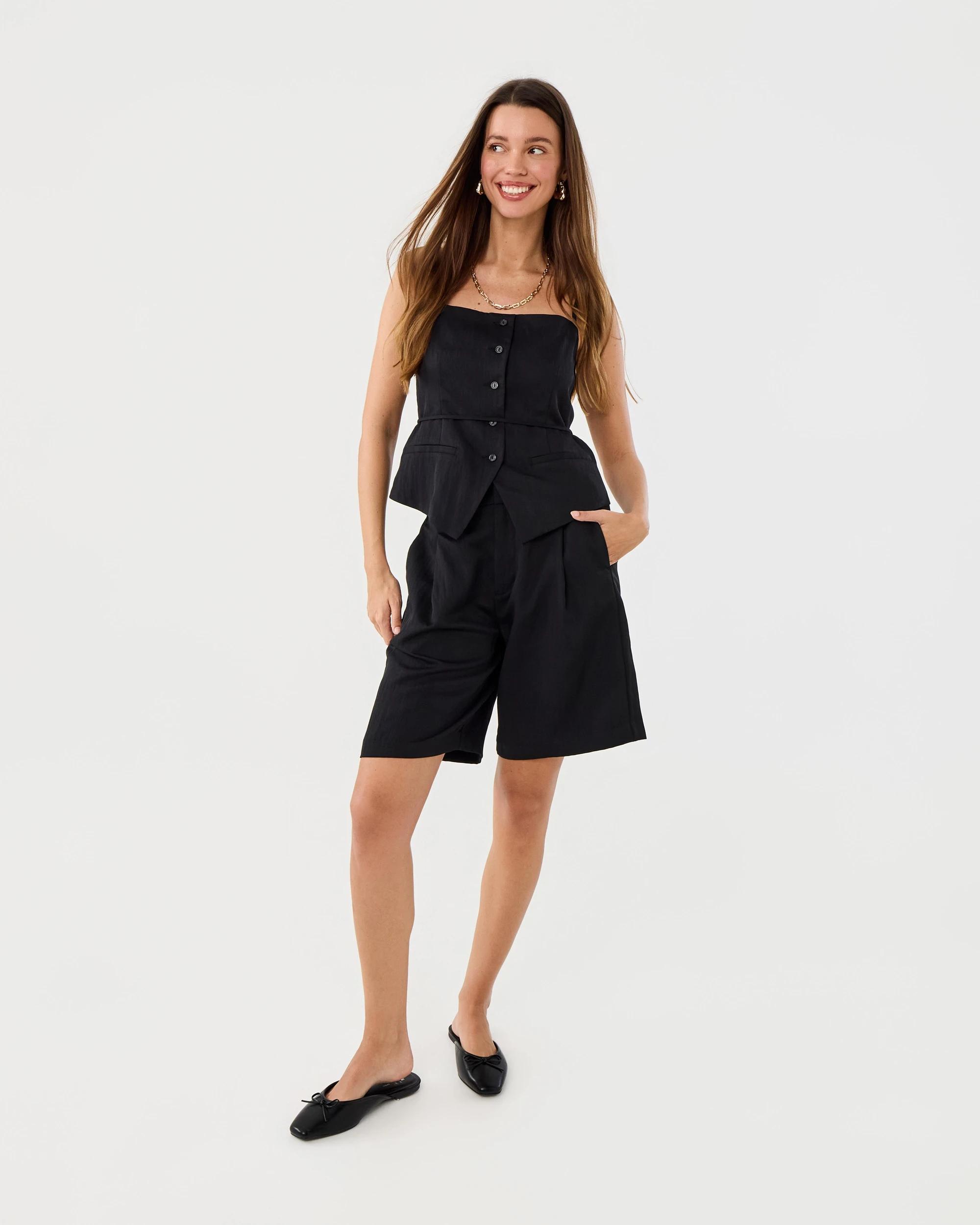 7 Tailored Bermuda Shorts Black, 7 of 7