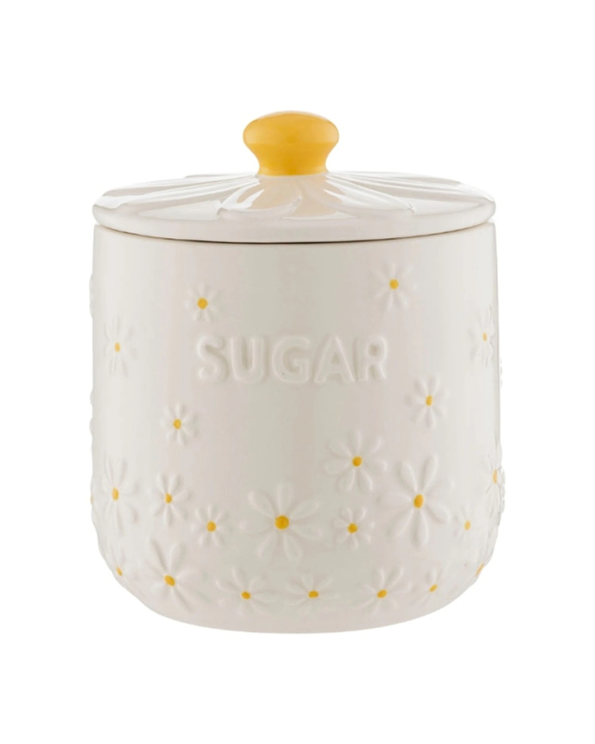 1 Price And Kensington Daisy Sugar Jar Ceramic Airtight Storage 700ml - Beige, 1 of 1