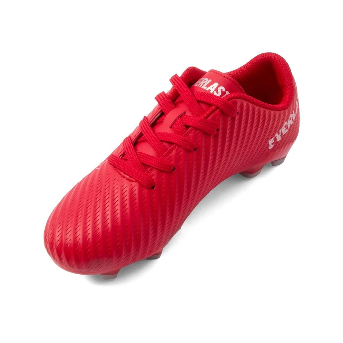 3 Everlast Kids Westchester Footy Boots CHINESE RED, 3 of 5