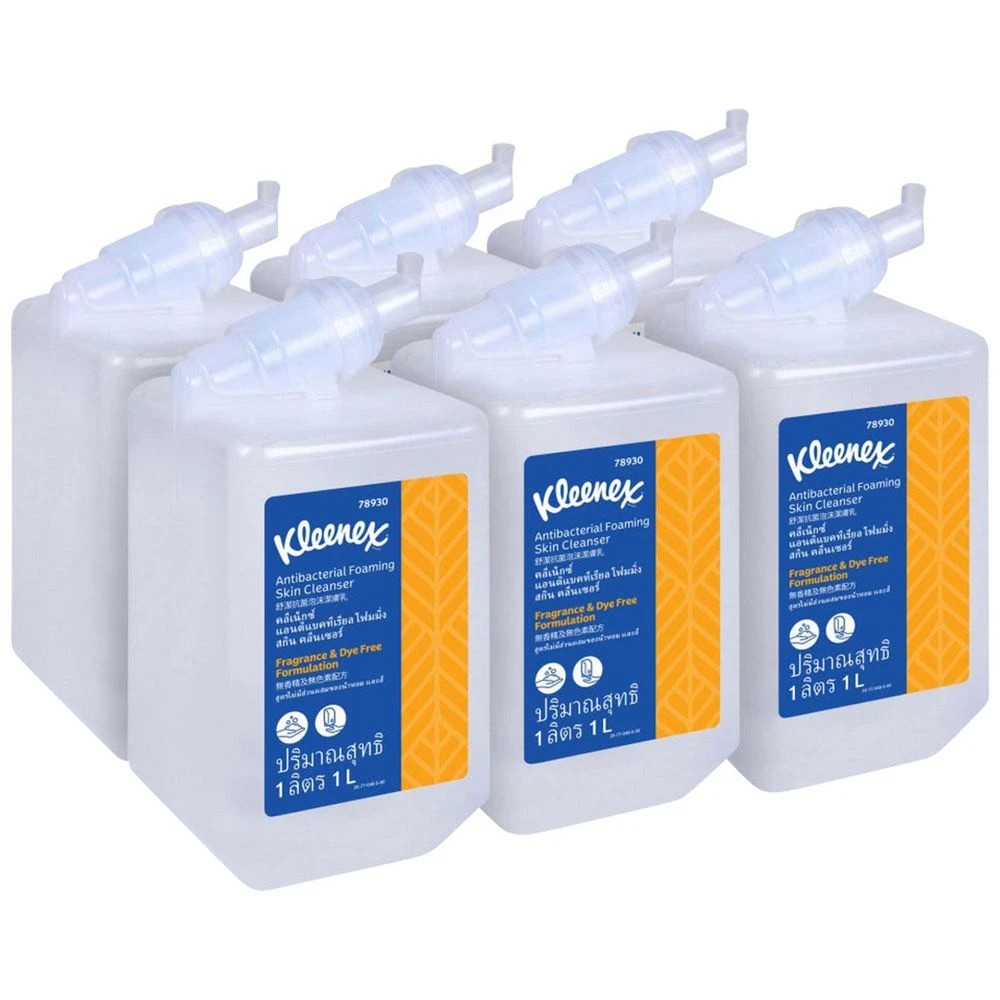 5 Kleenex Antibacterial Foaming Skin Cleanser 78930 1L, 5 of 9
