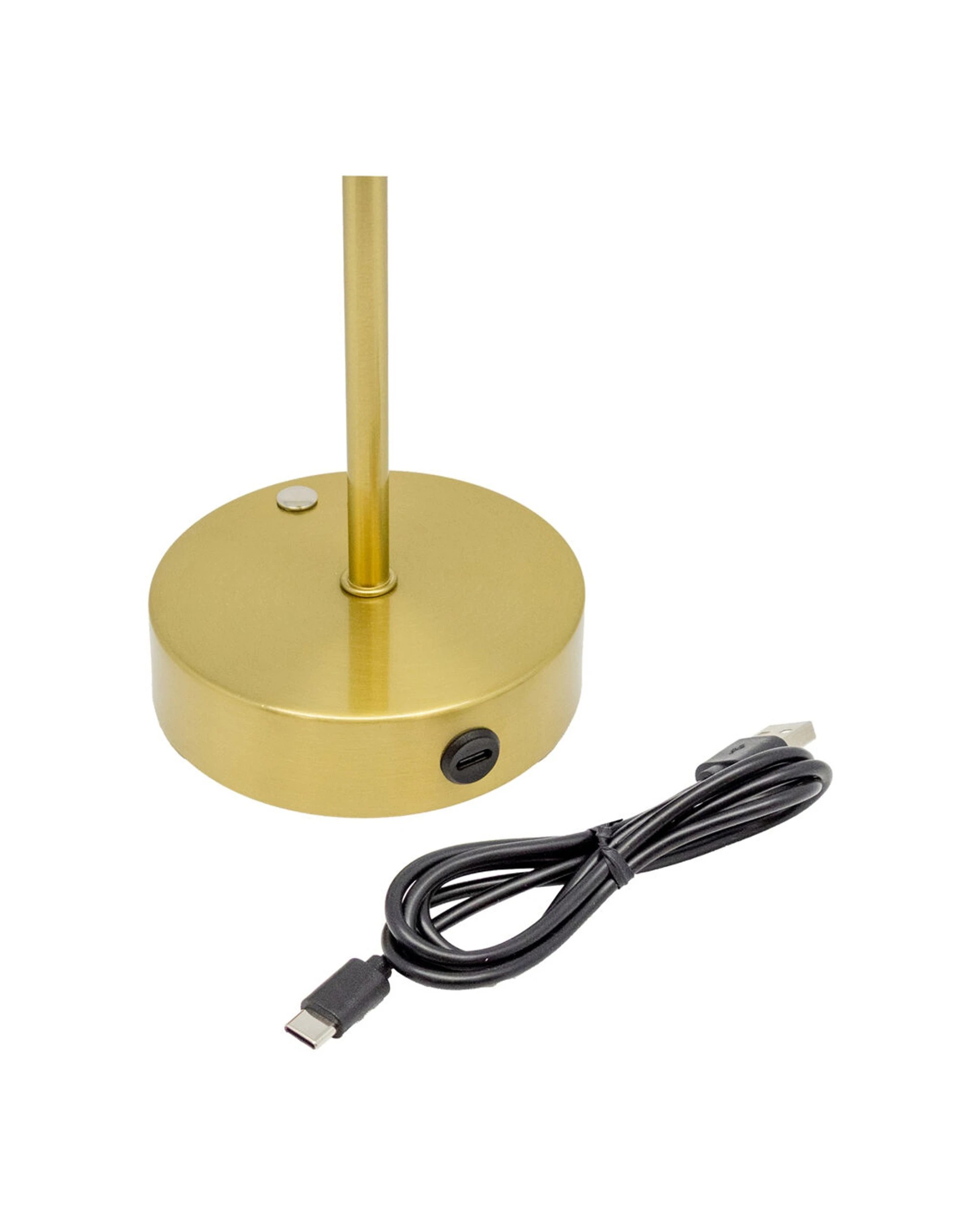 5 Boyle Rechargeable LED Table Lamp Silk Umbrella Shade Adjustable Lighting - Multi, 5 of 9