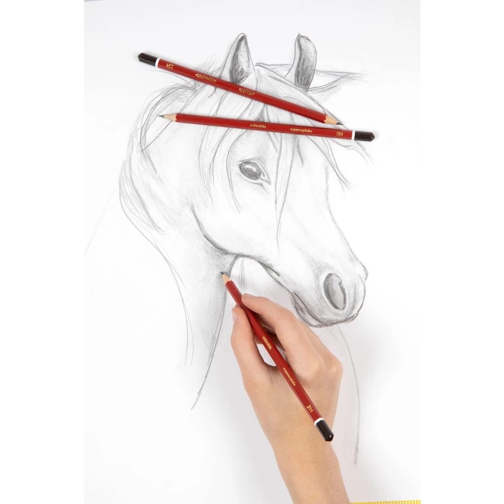 2 Columbia Copperplate Hexagonal Graphite Pencil 2H, 2 of 3