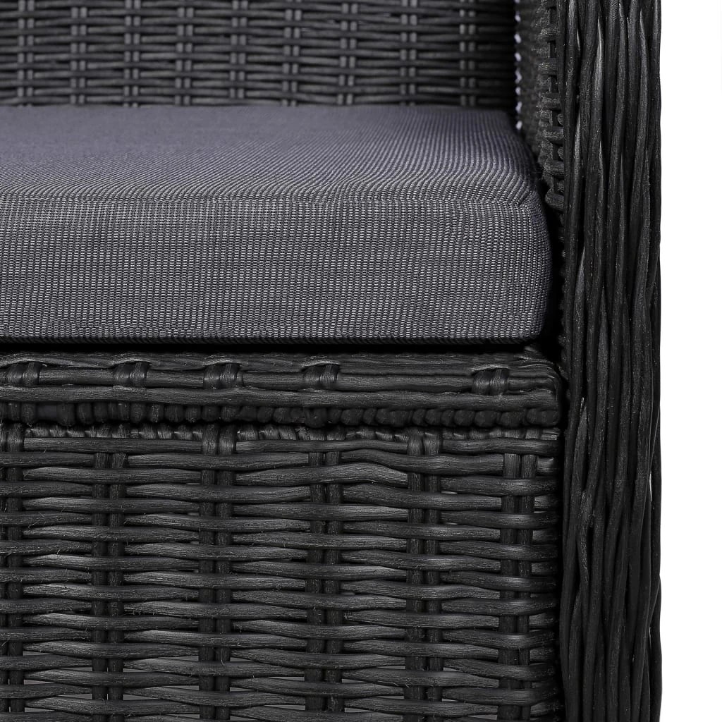 6 vidaXL Armchair Removable Covers - Black, 6 of 7