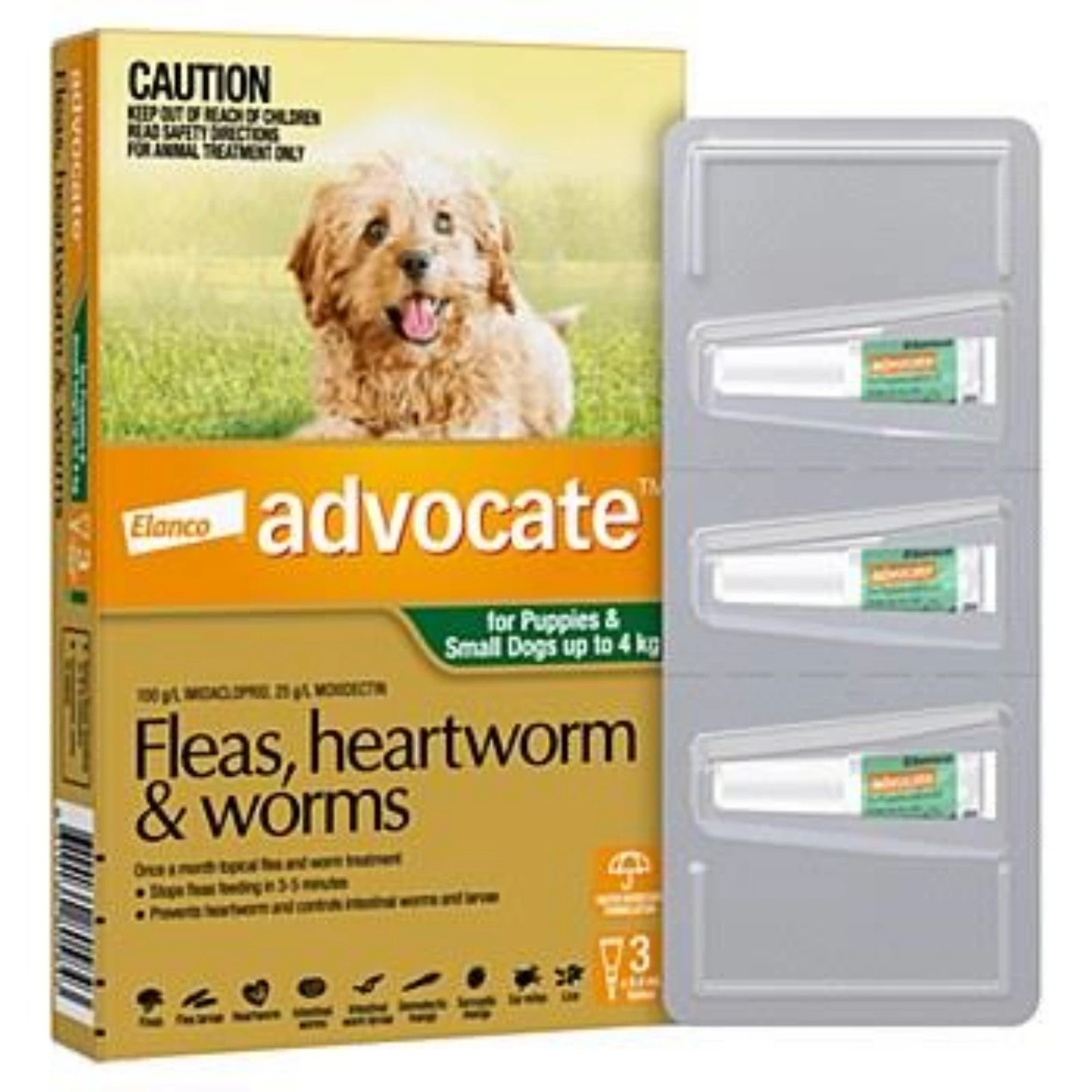 2 Advocate For Dogs Small Green Up To 4kg - 3 Pack, 2 of 2