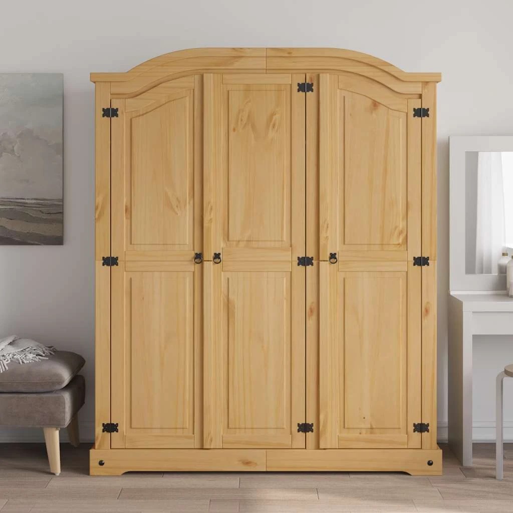3 Vidaxl Wardrobe Clothes Cabinet - Brown, 3 of 10