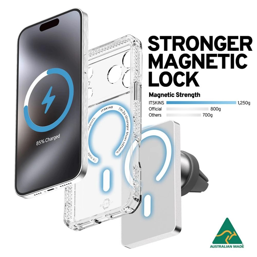 7 Itskins Made in Australia Magsafe Case iPhone 17 Pro  Clear, 7 of 7