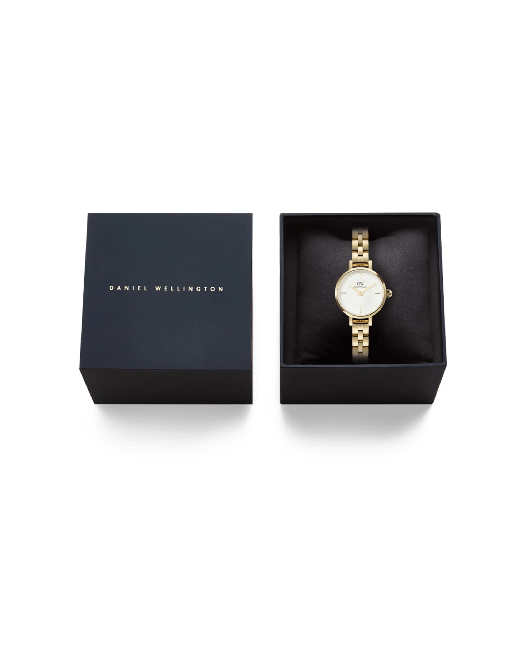 5 Daniel Wellington Petite Mini Arch 3-Link White Gold Watch 19mm Elegant Style, 5 of 5