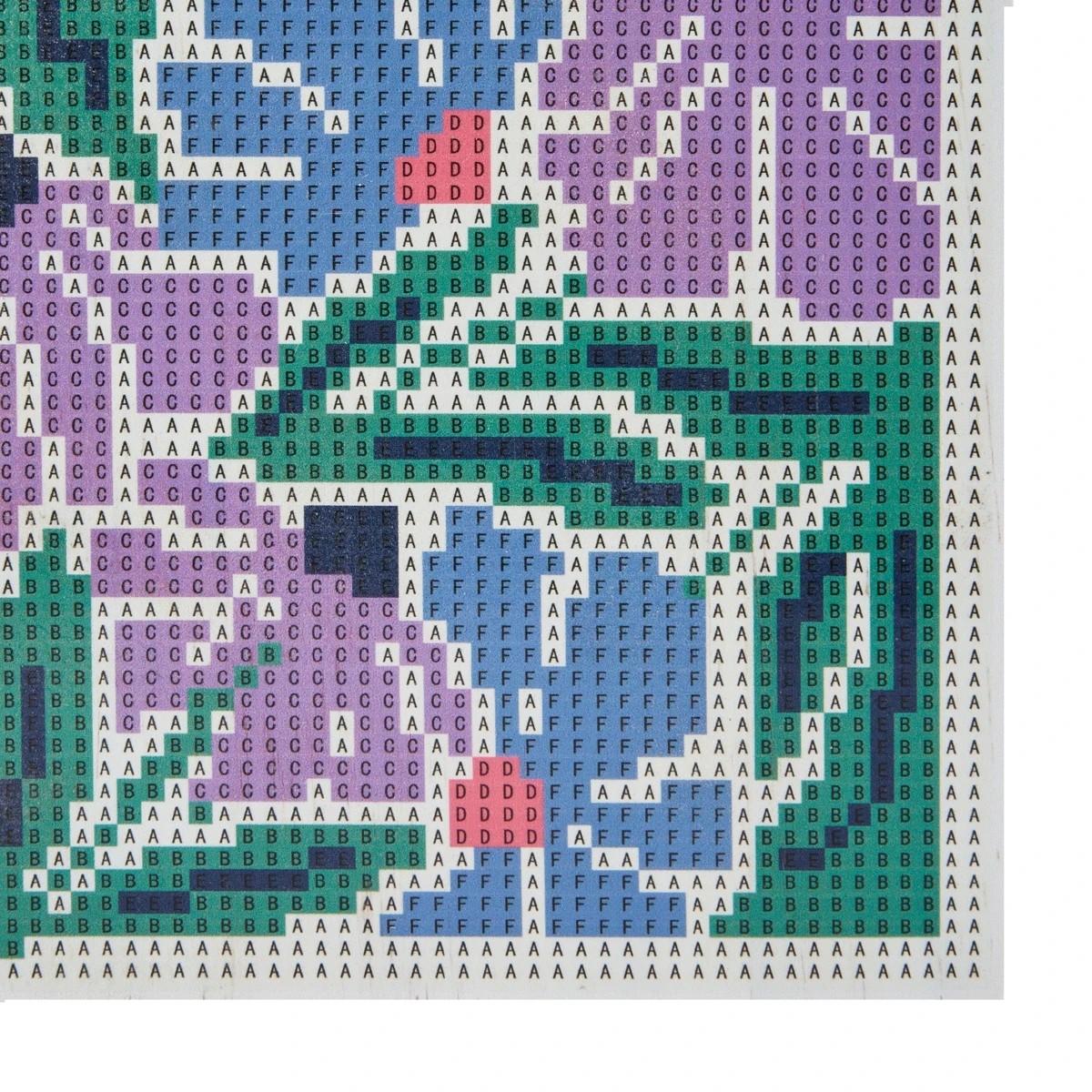8 Sparkle Gem Art Wood Block - Floral, 8 of 10