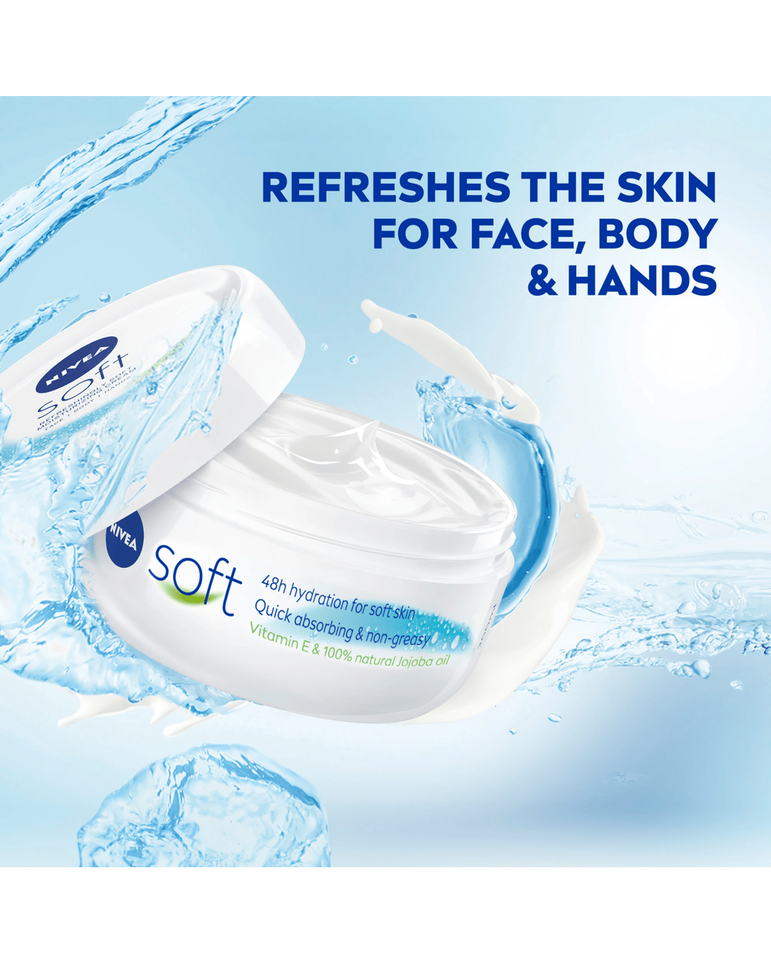 9 Nivea Soft Moisturising Cream 200ml - Vitamin E & Jojoba Oil, 9 of 10