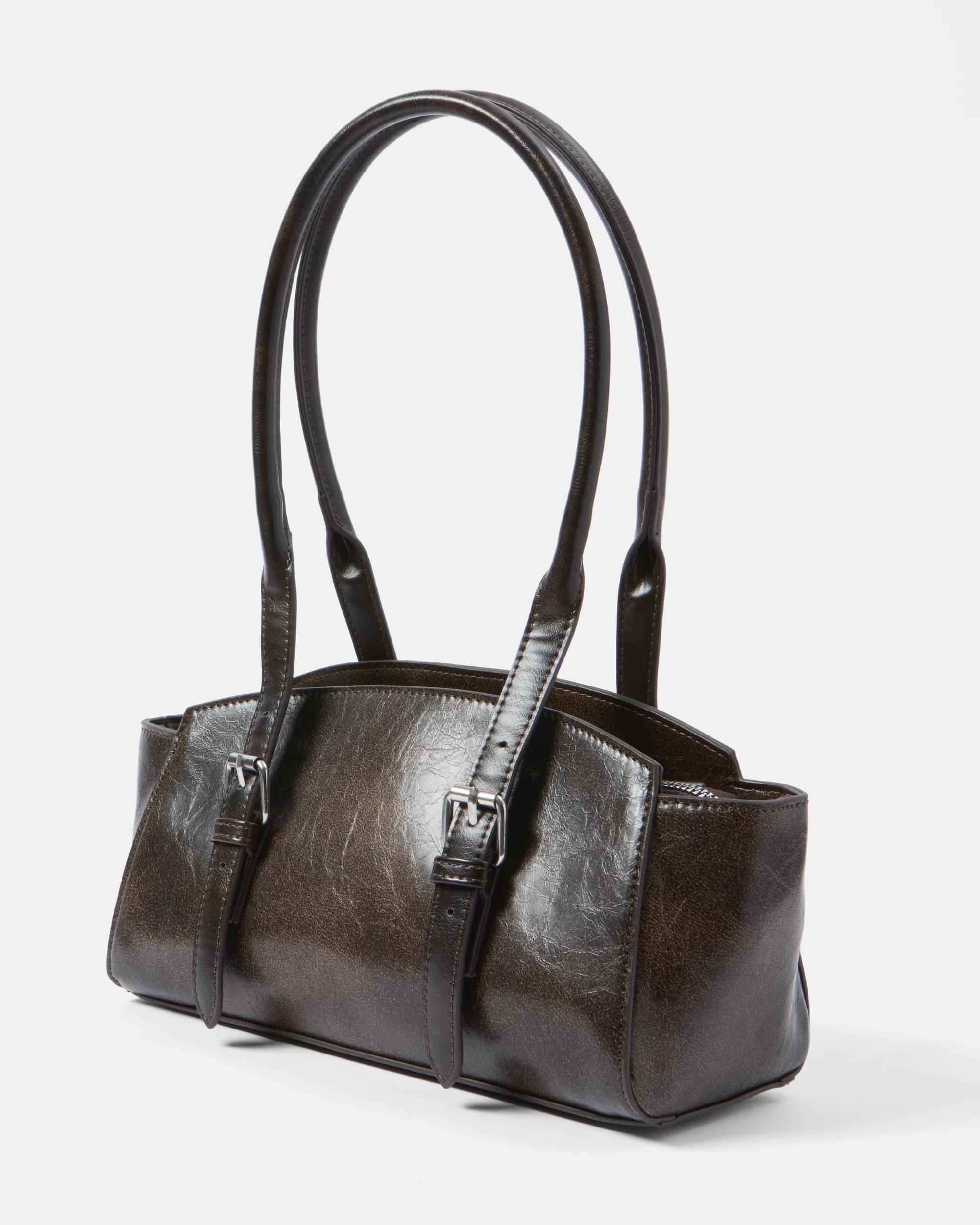 2 Vintage Shoulder Bag Deep Fudge, 2 of 10