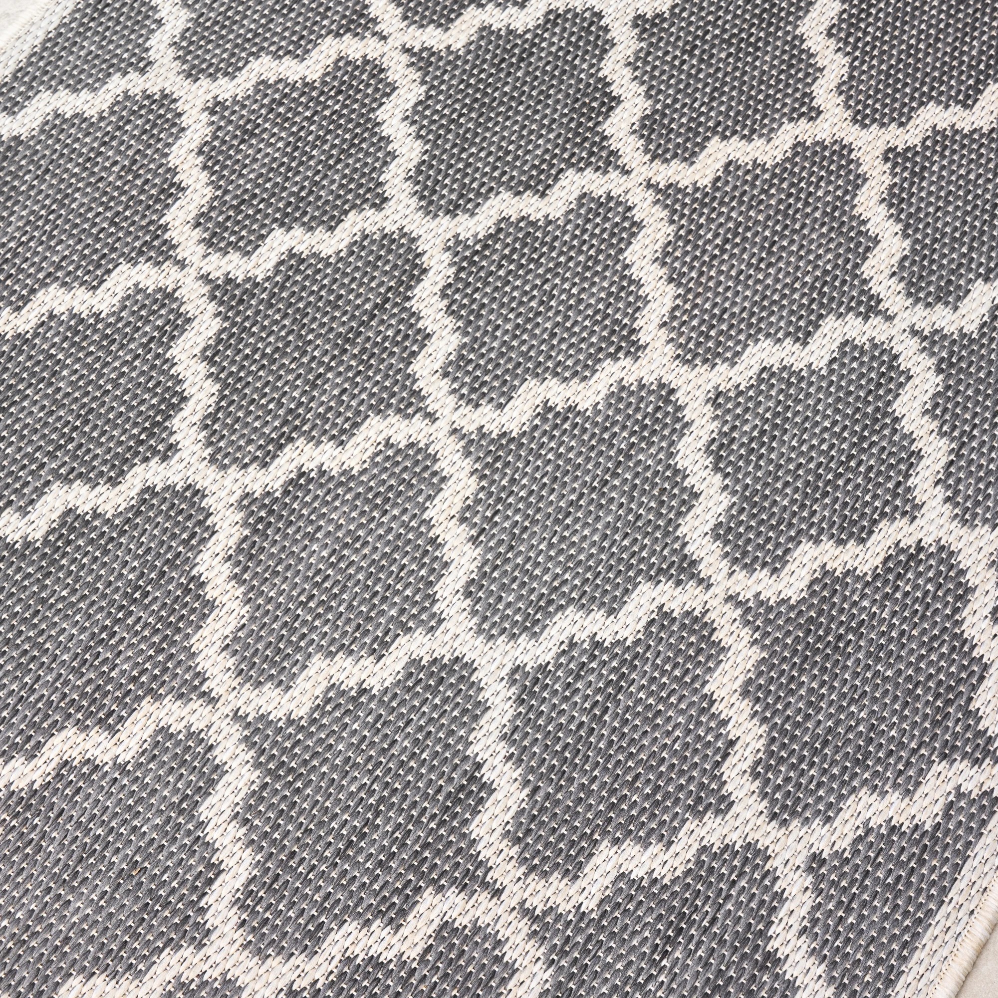 3 Common Ground Rugs Portman Tash 300x80cm Runner - Medium Pet Friendly Outdoor Rug - Grey, 3 of 9