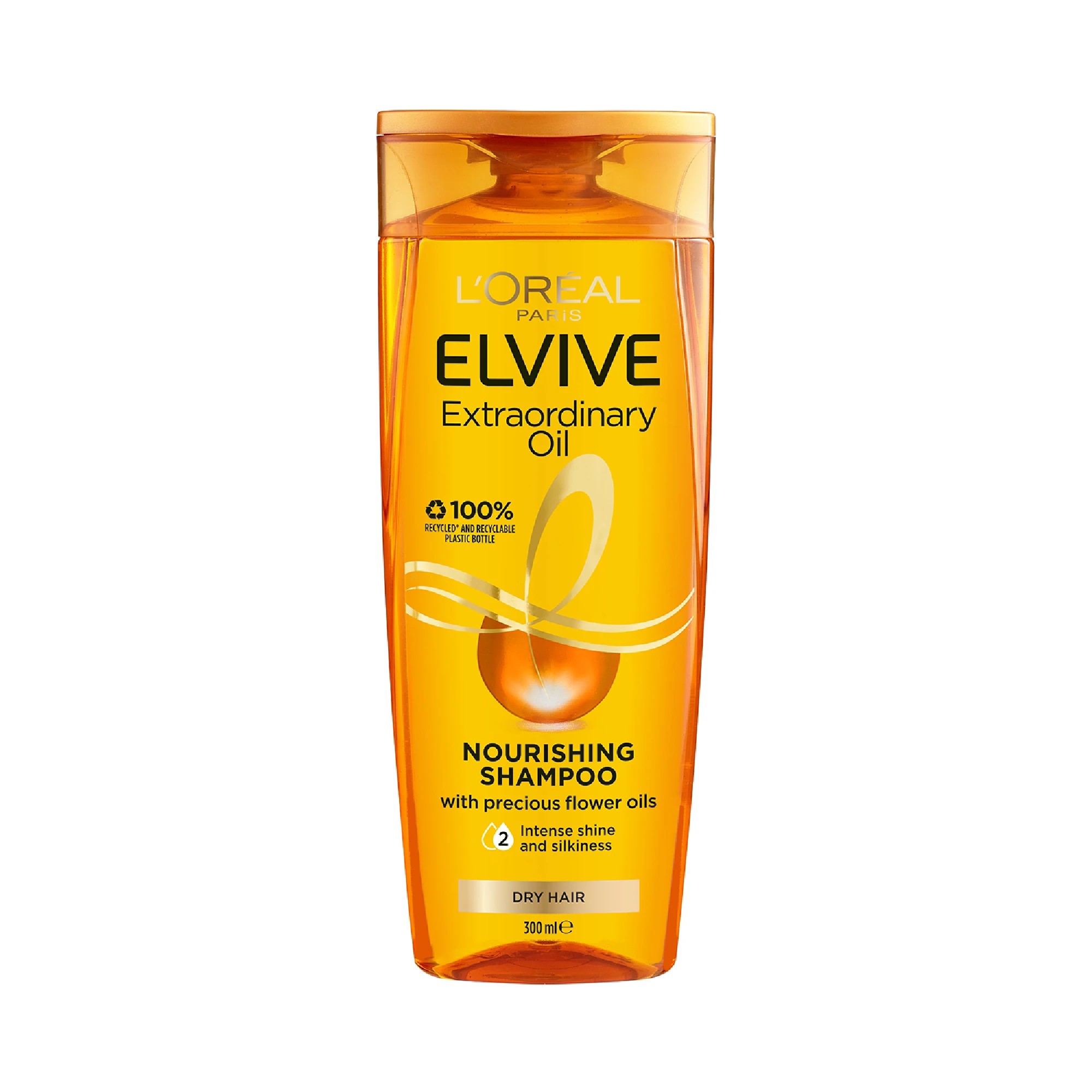 1 L'Oreal Paris Elvive Extraordinary Oil Nourishing Shampoo 300ml - Precious Flower Oils, 1 of 5