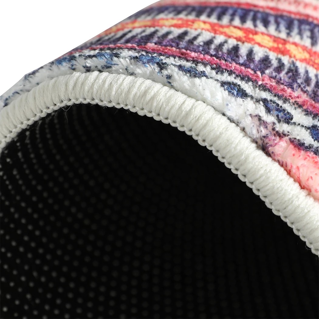 4 Marlow Persian Red Pattern Machine Washable Doormat, 4 of 8