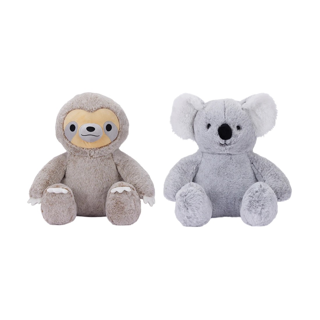 2 Large Soft Faux Fur Plush Toy - Assorted, 2 of 7