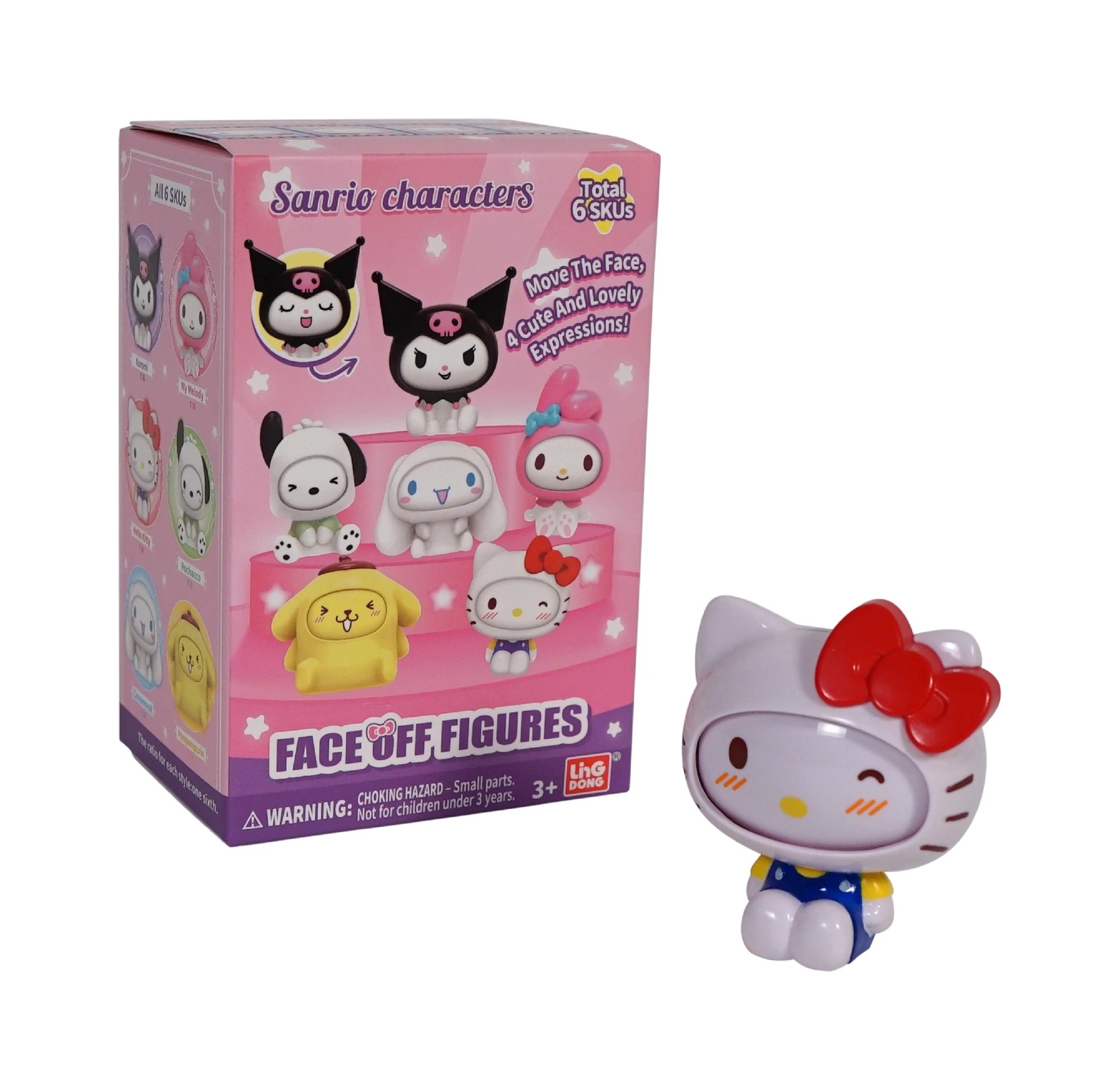 2 Hello Kitty Face Off Figures – Assorted* - Multi, 2 of 7