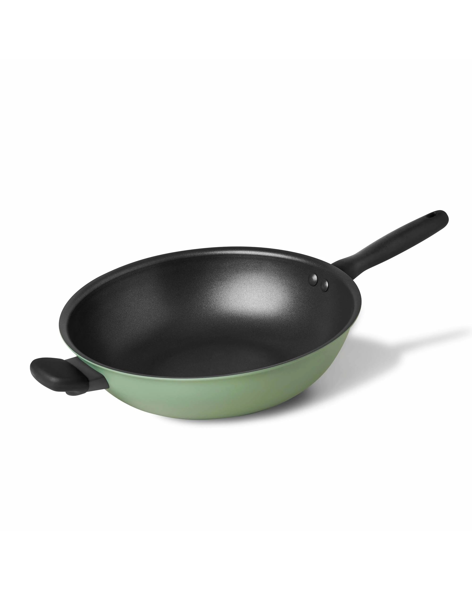 1 Meyer Moda Induction Stirfry With Helper Handle 32cm Sage - Green, 1 of 1