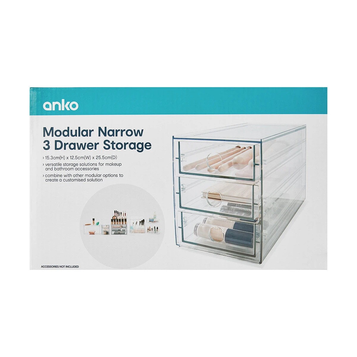 10 Modular Narrow 3 Drawer Storage, 10 of 10