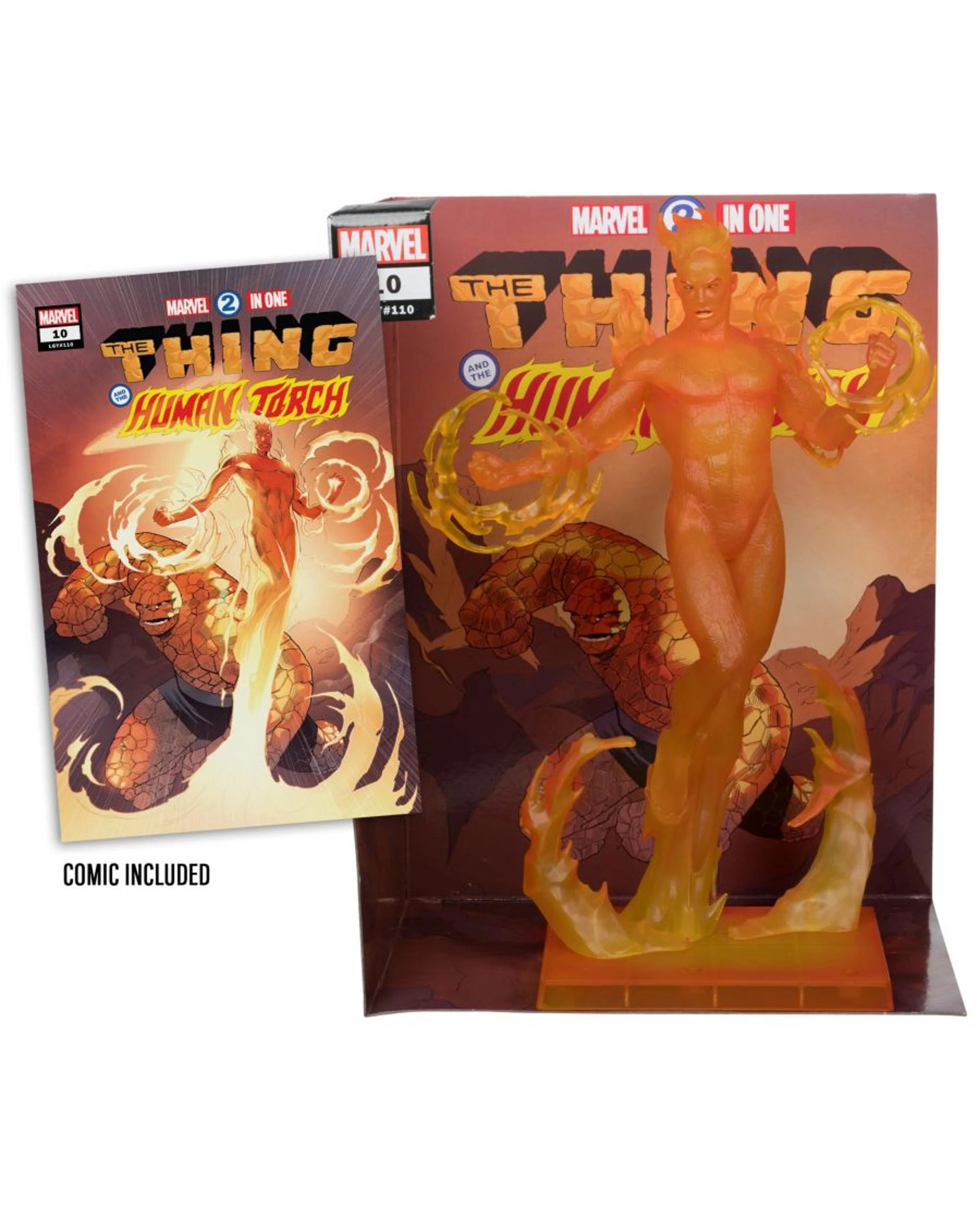 3 Marvel Collection Fantastic Four Marvel 2-in-One #10 Human Torch 1:6 Scale Figure, 3 of 10