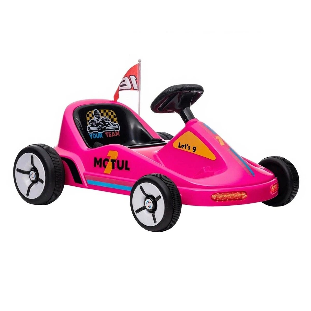 1 Fellow Kids Pedal Go Kart Ride On Car with Parental Remote Control, 1 of 4