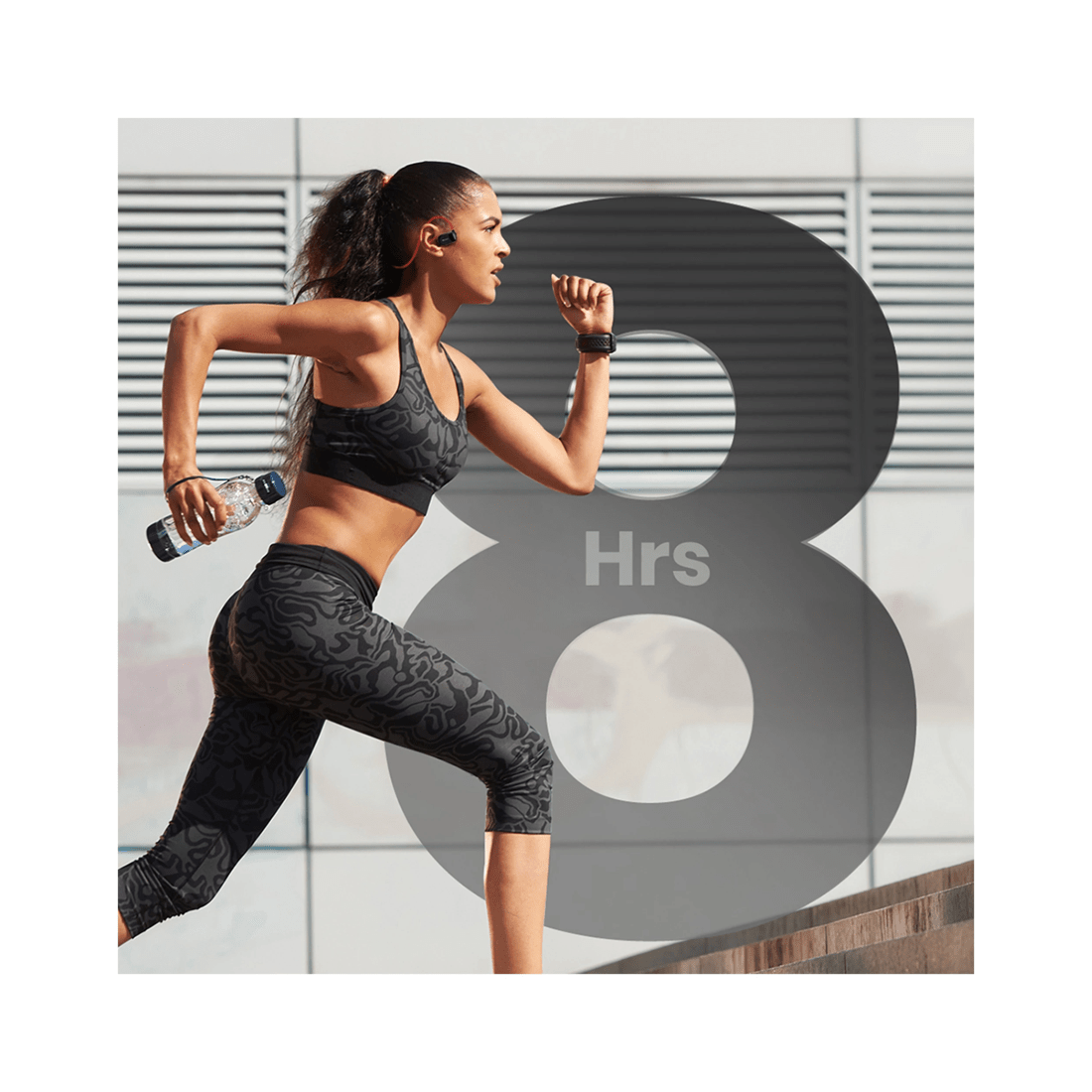 3 Hifuture Futuremate Open Ear Air Conduction Enc Headphones W/ 2-mic - Grey, 3 of 10