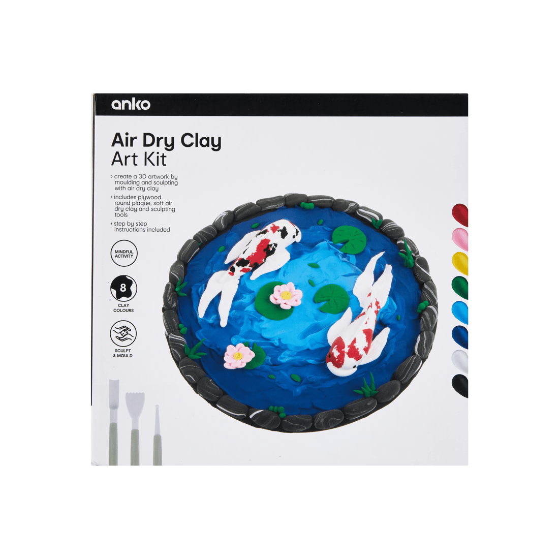 1 Air Dry Clay Art Kit, 1 of 3