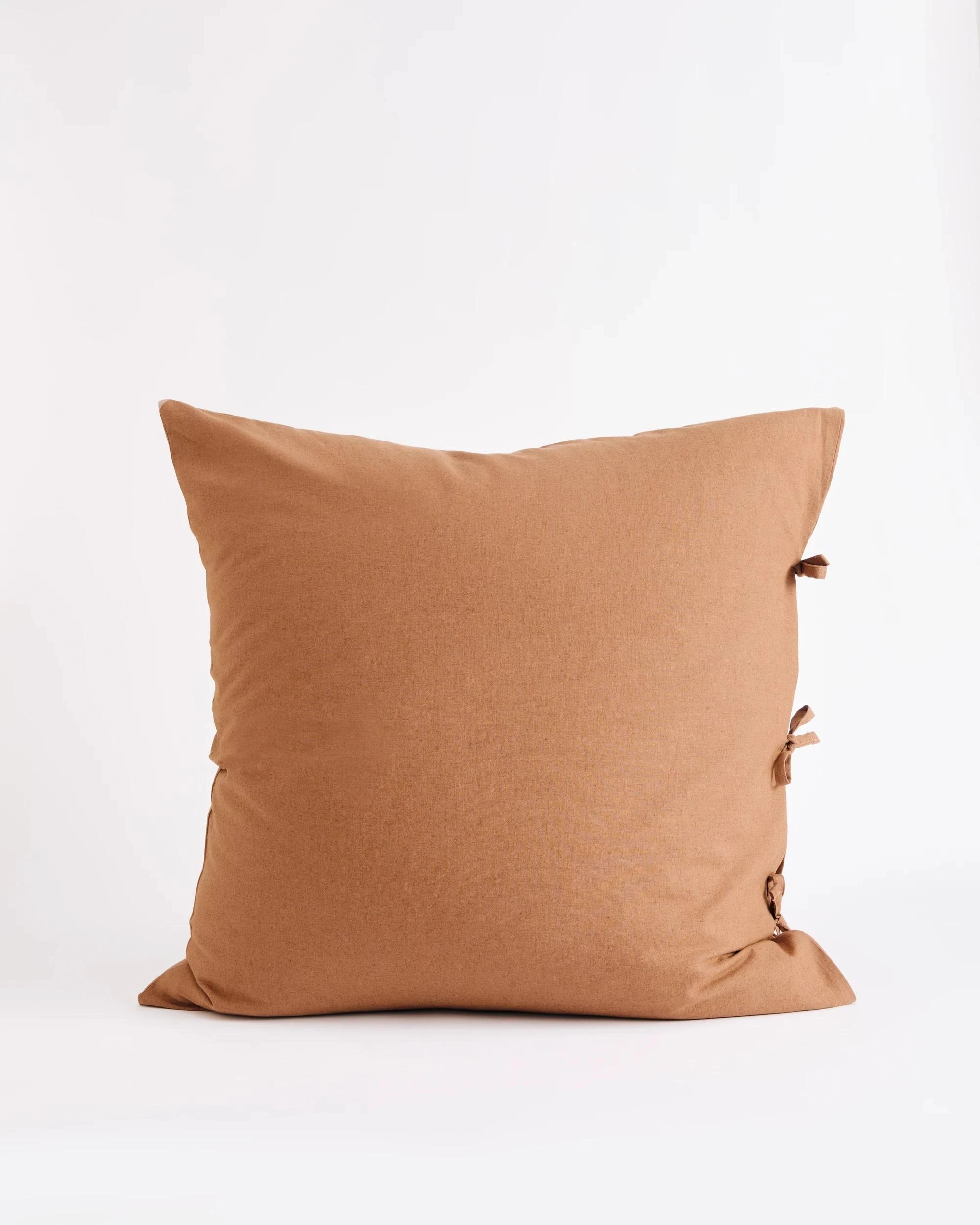 1 Target Laynie Linen/Cotton European Pillowcase - Queen Bed - Brown, 1 of 3