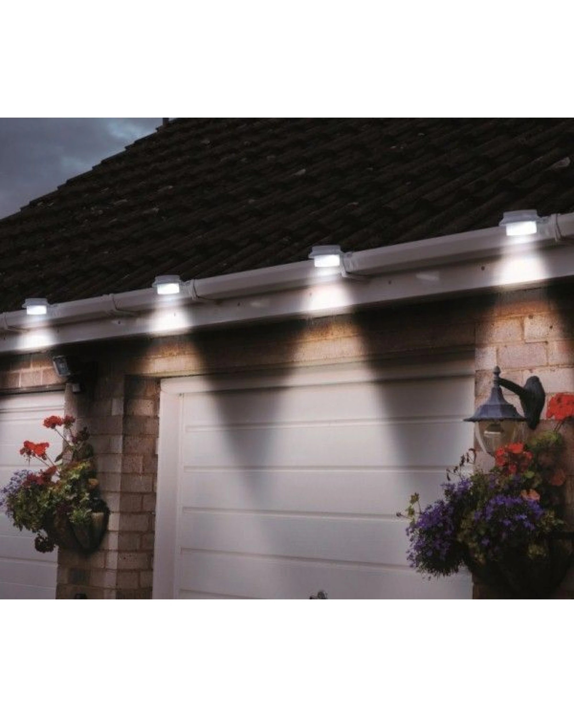 4 Lenoxx Solar Multipurpose Light (1-Piece, White) w/ Screw & Mount, Energy-Saving, 4 of 4