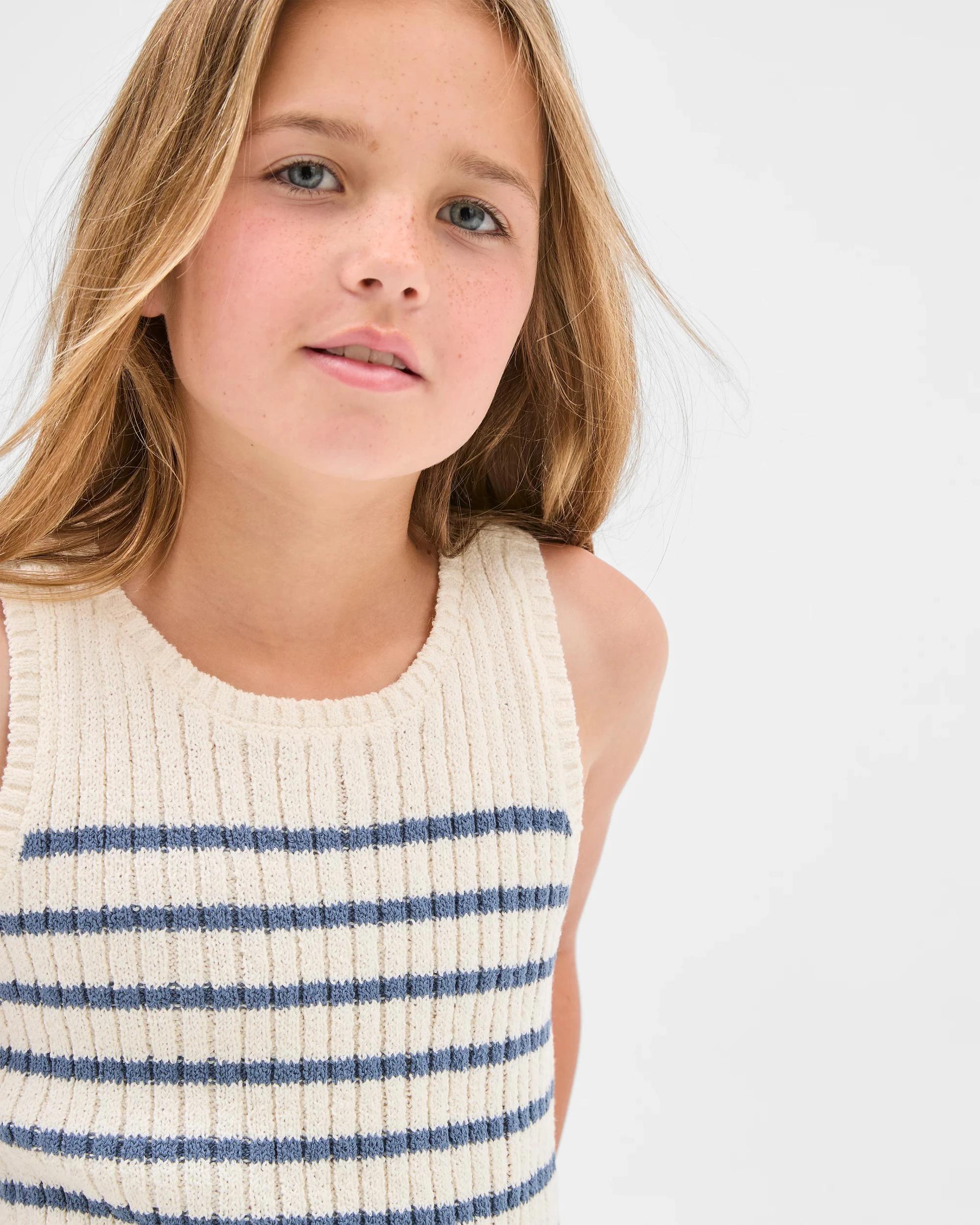 2 Target Australian Cotton Blend Knit Tank NAVY STRIPE, 2 of 5