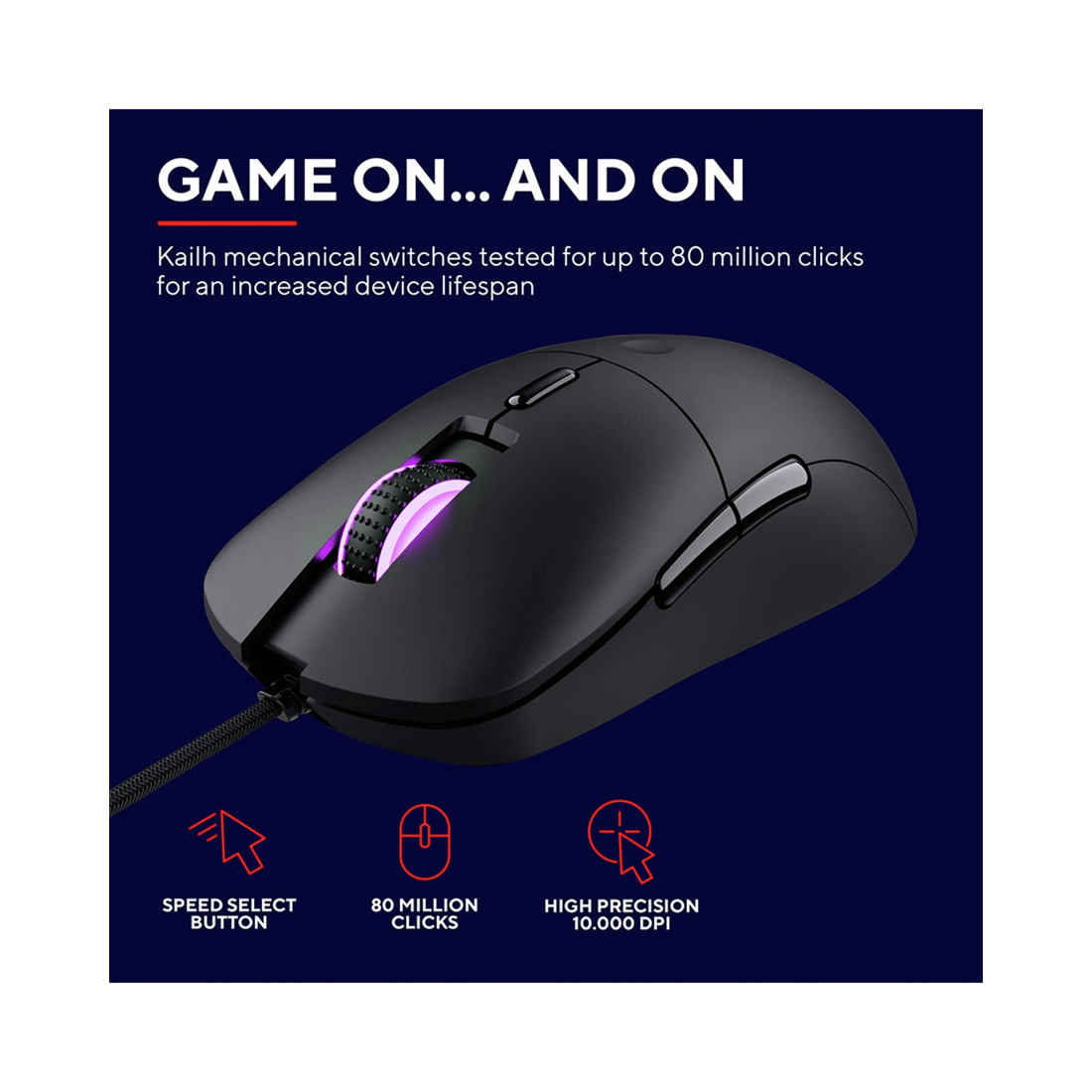 5 Trust International Trust GXT981 Lightweight Wired RGB Gaming Mouse - Black, 5 of 10