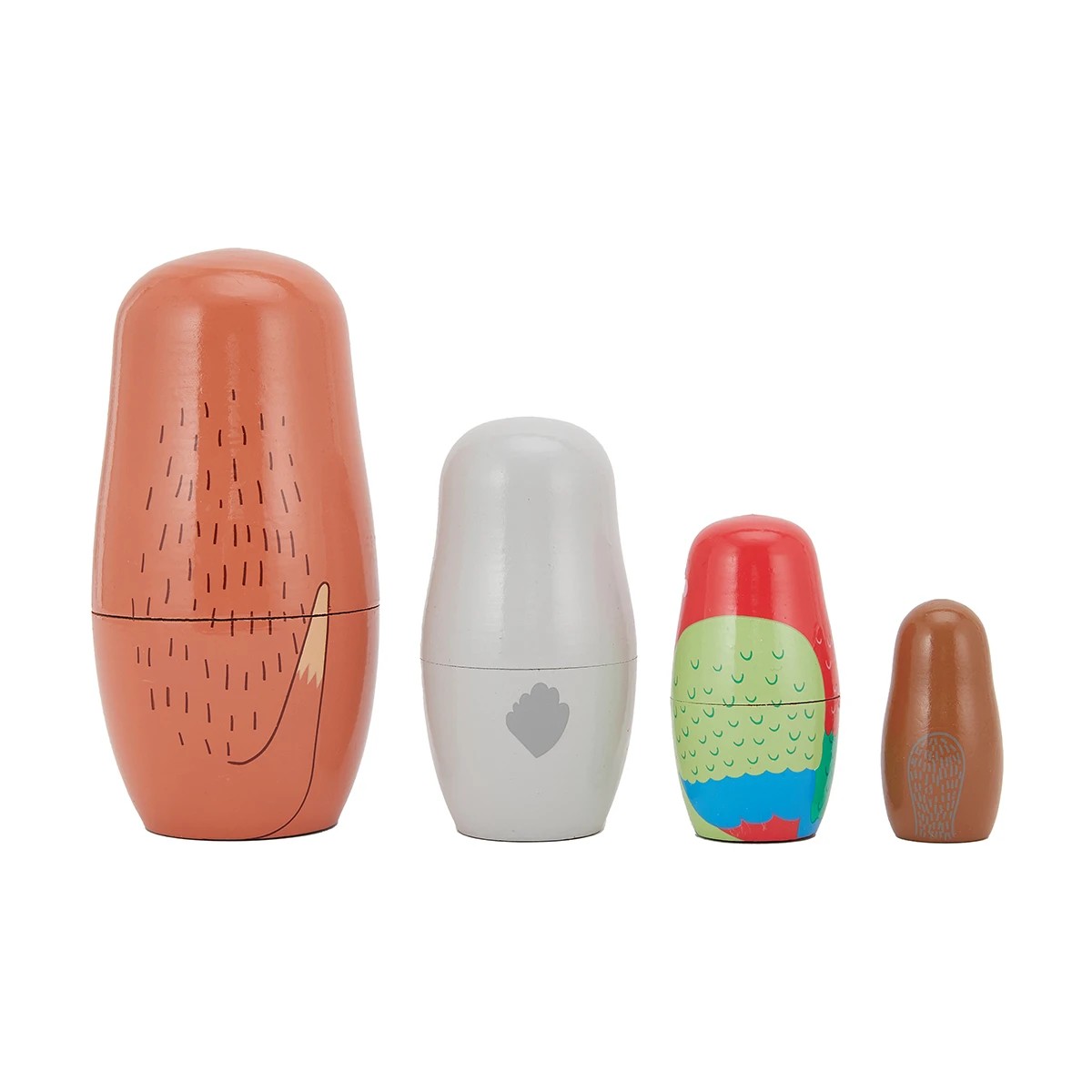 4 4 Piece Nesting Animals, 4 of 10