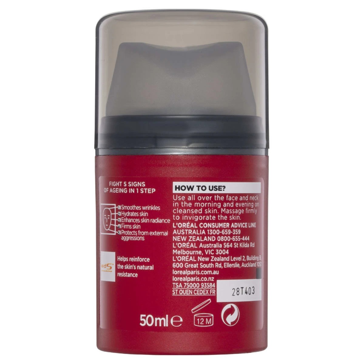 5 L'Oreal Paris Men Expert Vita Lift 5 Moisturiser 50ml - French Vine Extract, 5 of 8