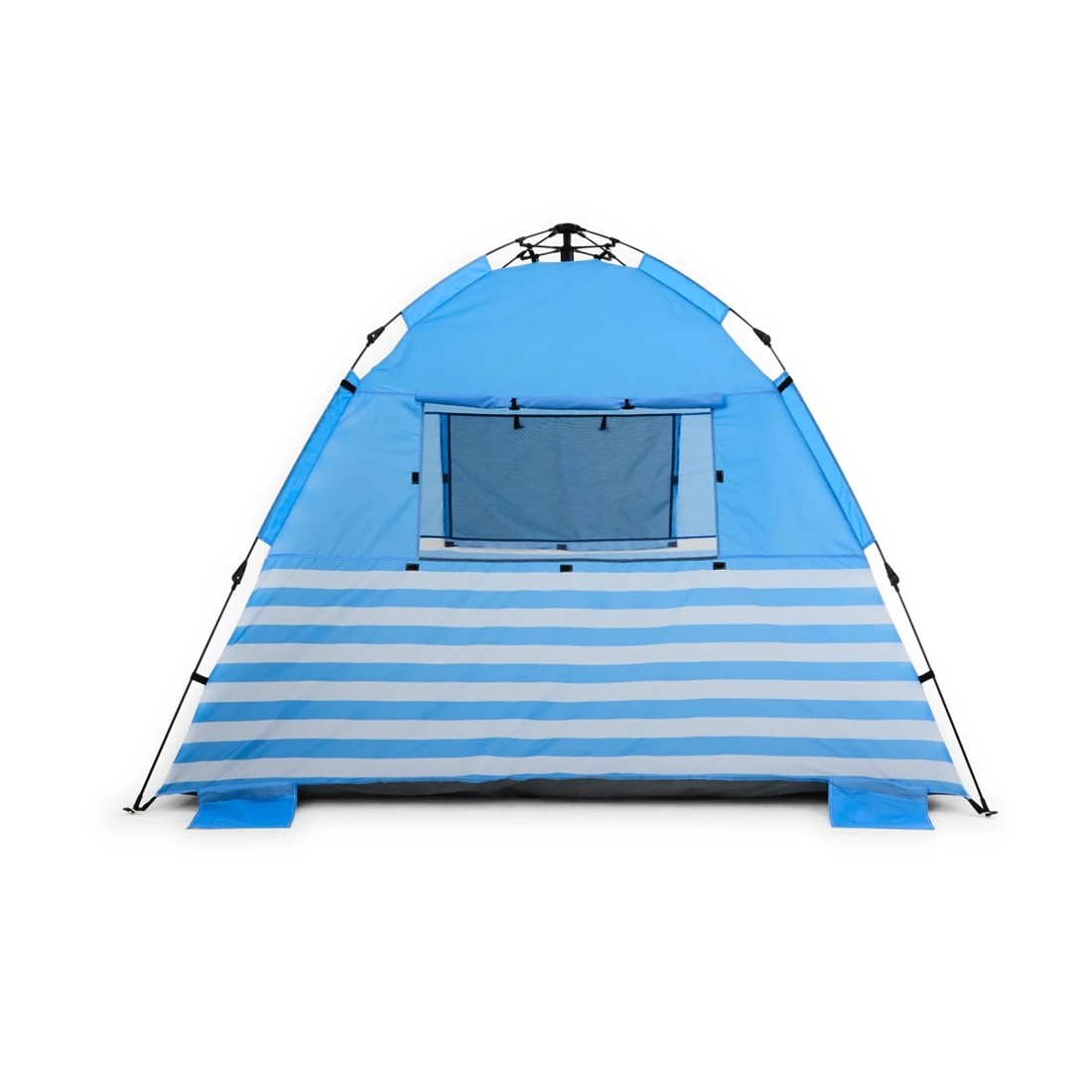6 Instant Beach Tent - Blue and White, 6 of 10