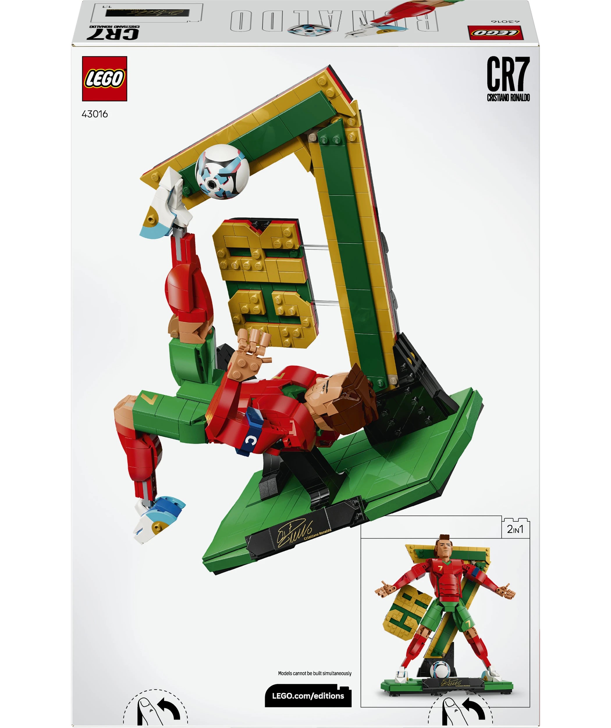 10 LEGO Editions Football Cristiano Ronaldo - Football Legend 43016, 10 of 10
