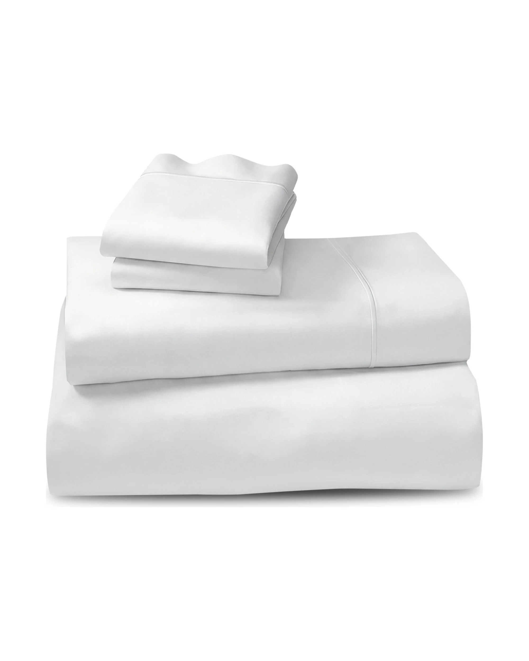 2 750 Thread Count Pure Cotton Queen Bed Sheet Set 4 Piece Gift Pack - Queen Bed - White, 2 of 8