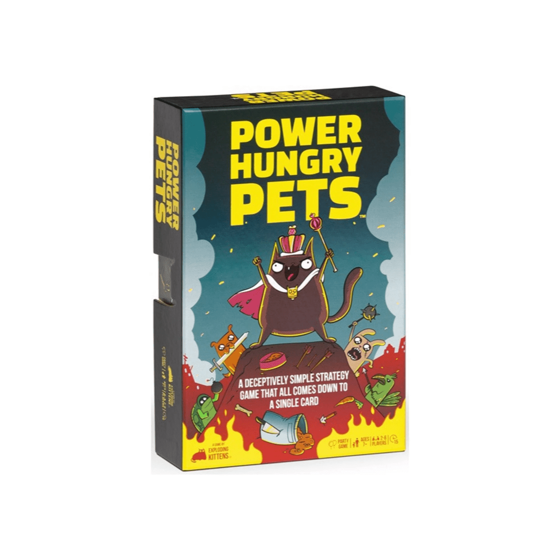 1 Exploding Kittens LLC Power Hungry Pets Card Game, 1 of 5