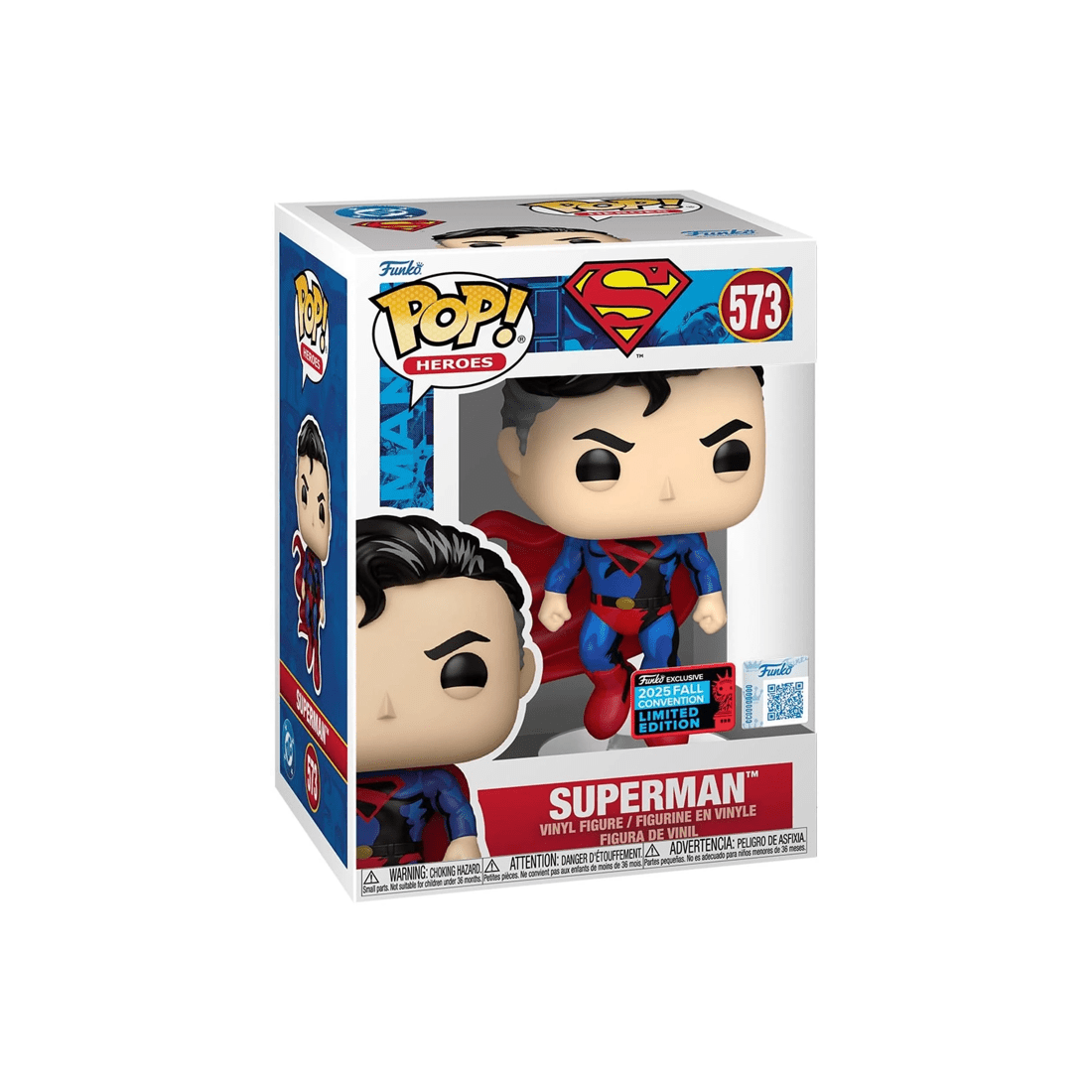 3 Funko DC Comics Superman Retro Comic Flying 2025 NYCC Exclusive Funko POP! Vinyl, 3 of 3