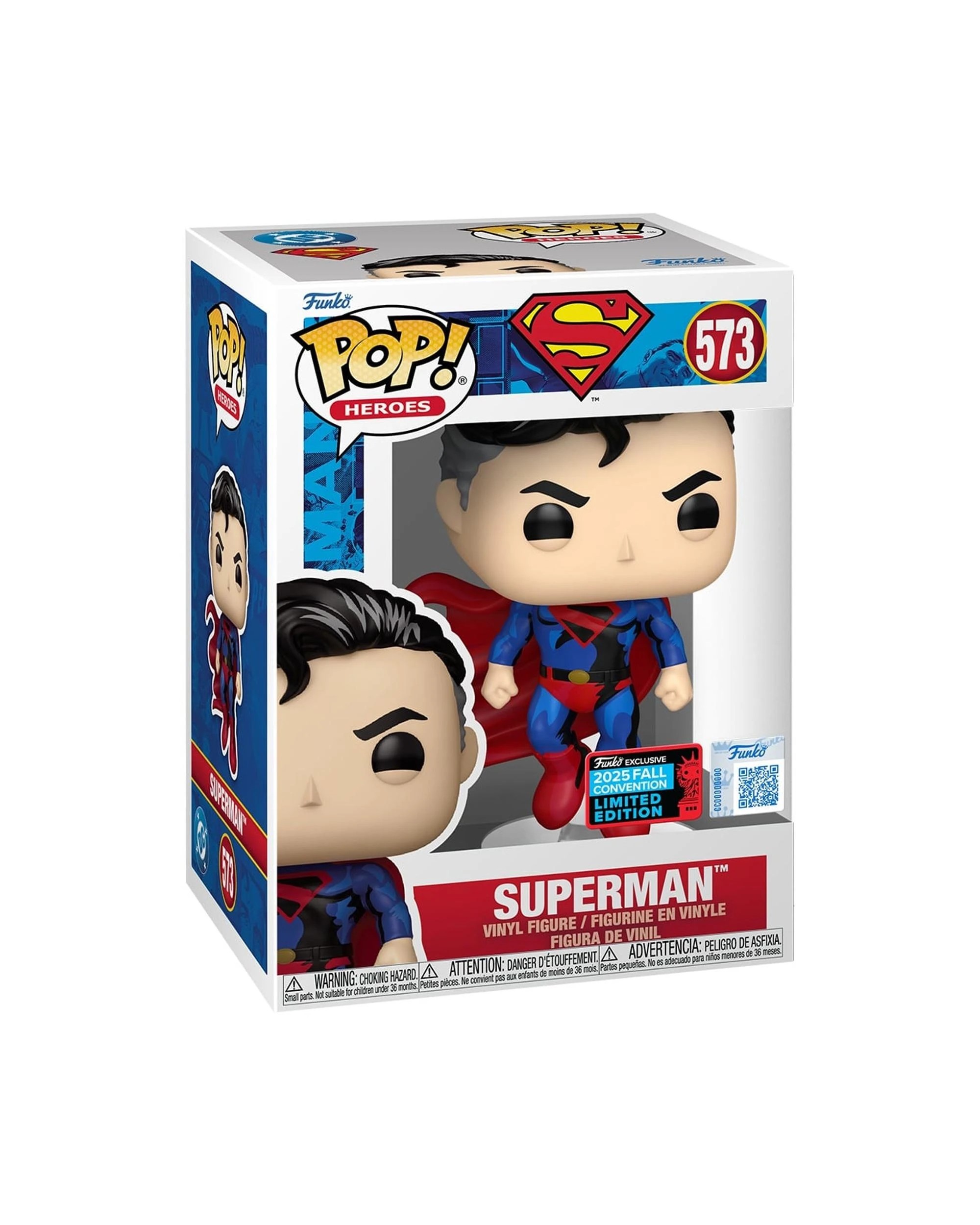3 DC Comics Superman Retro Comic Flying 2025 NYCC Exclusive Funko POP! Vinyl, 3 of 3