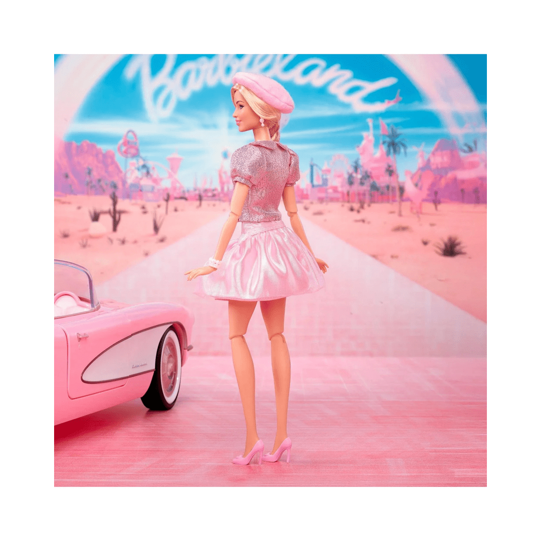 5 Mattel Barbie the Movie Barbie Pink Puffy Dress with Pink Beret Collector Fashion Doll - Pink, 5 of 10