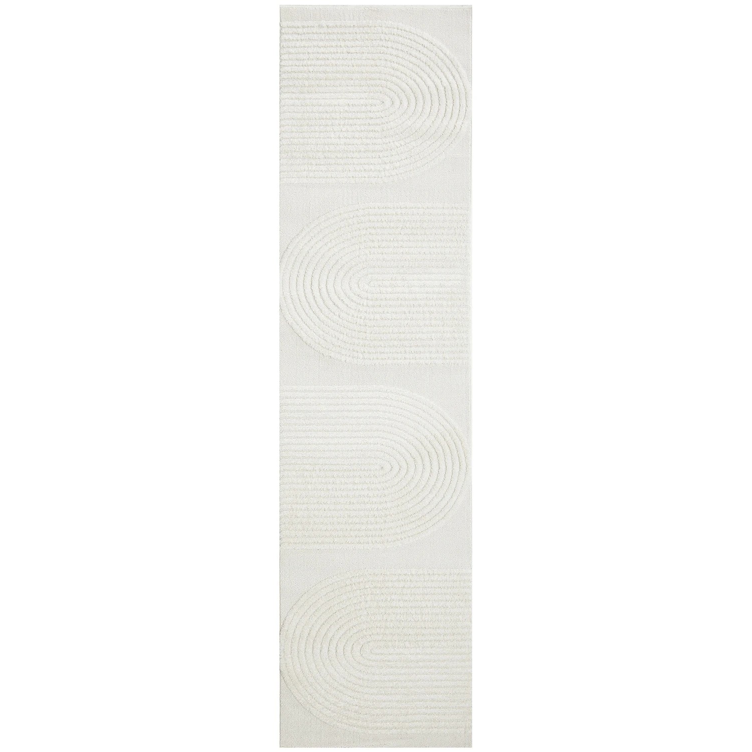 2 Common Ground Rugs Nirvana Abbey 500x80cm - Extra Large Runner Power Loomed Pet Friendly Rug - Natural, 2 of 7