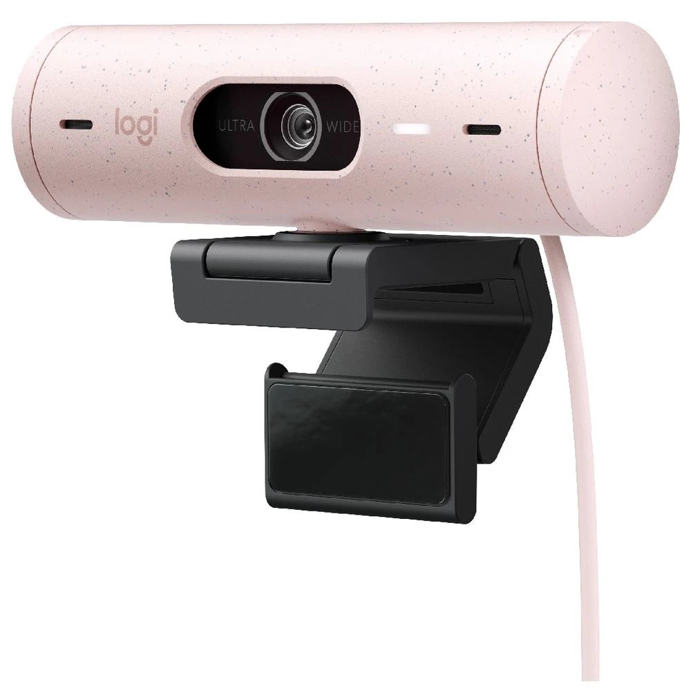 3 Logitech Brio 500 Full HD HDR Webcam Rose, 3 of 10