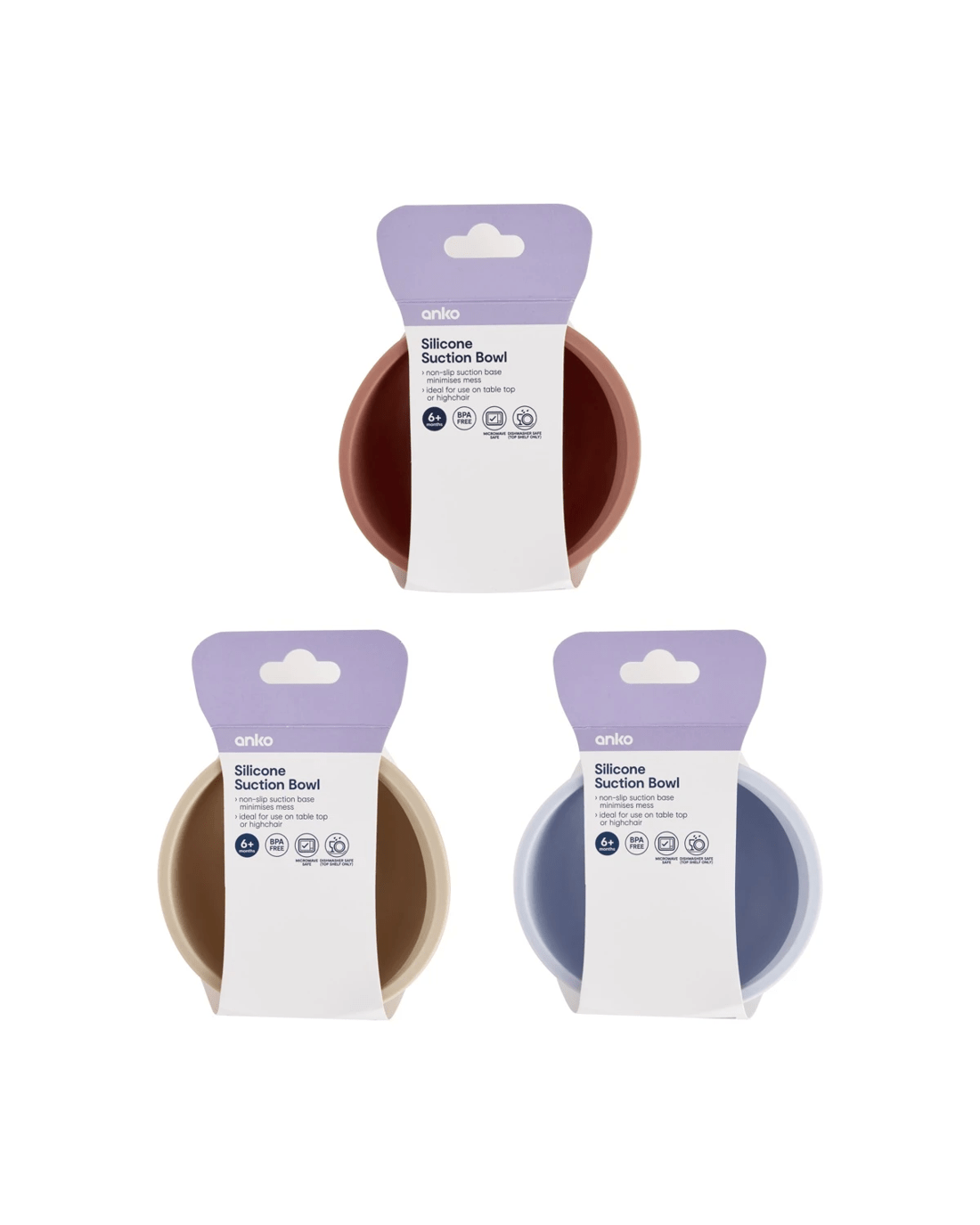 7 Silicone Suction Bowl - Assorted, 7 of 7