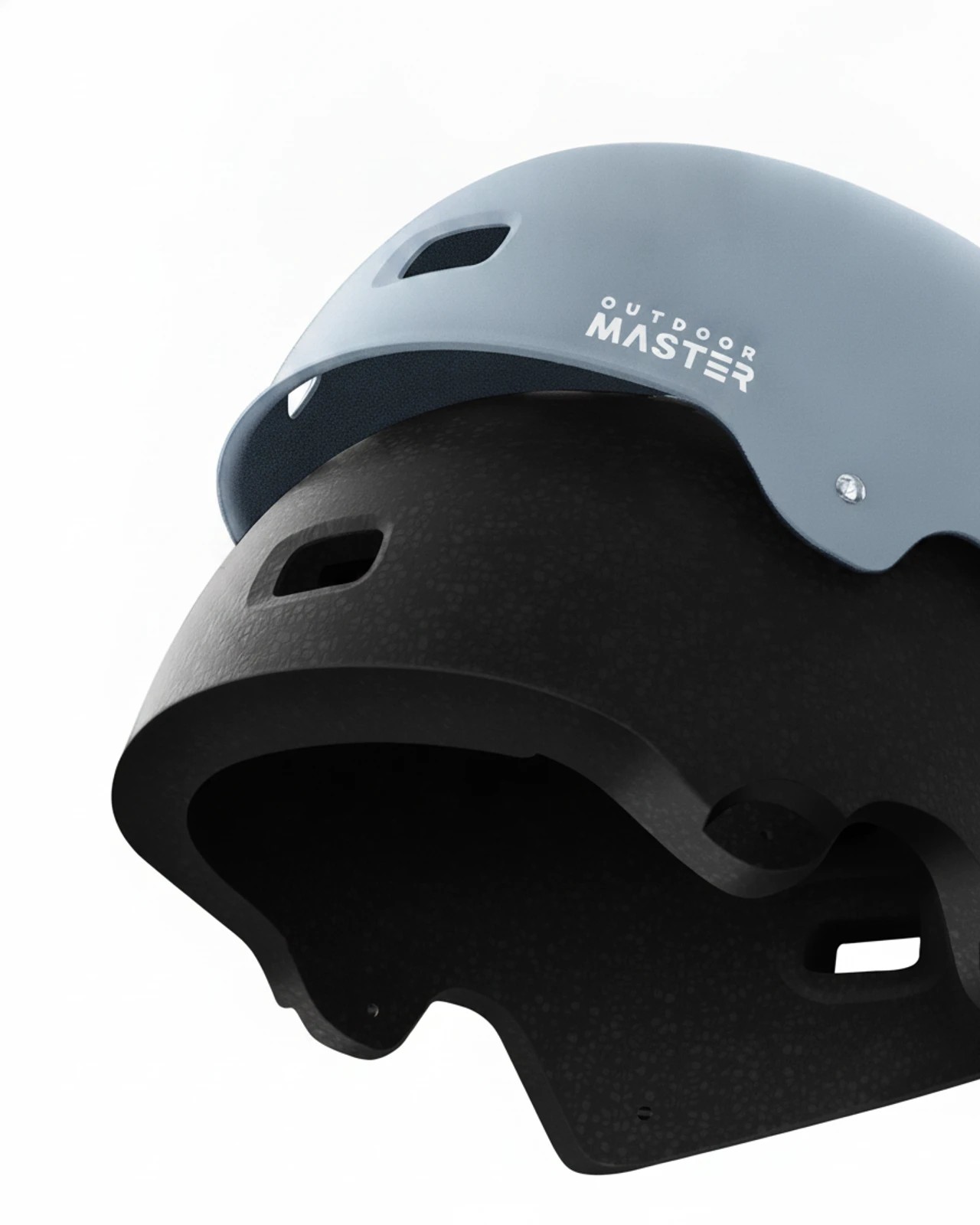 2 OutdoorMaster Skateboard Helmet for Adults Youth Multi-Sport Impact Resistant Matte Crystal Blue L - Blue, 2 of 6