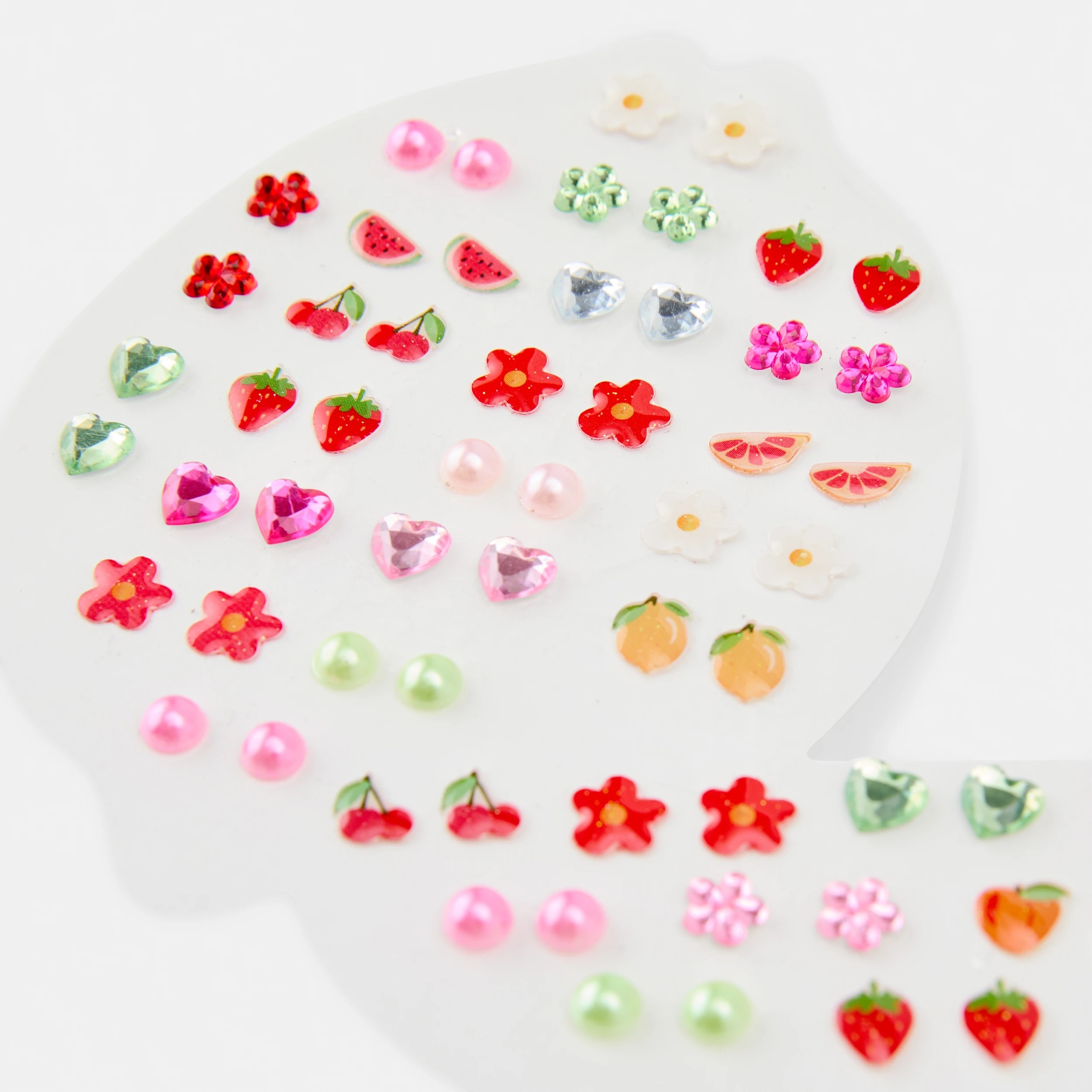 2 30 Pack Stick On Earrings - Fruit, 2 of 4