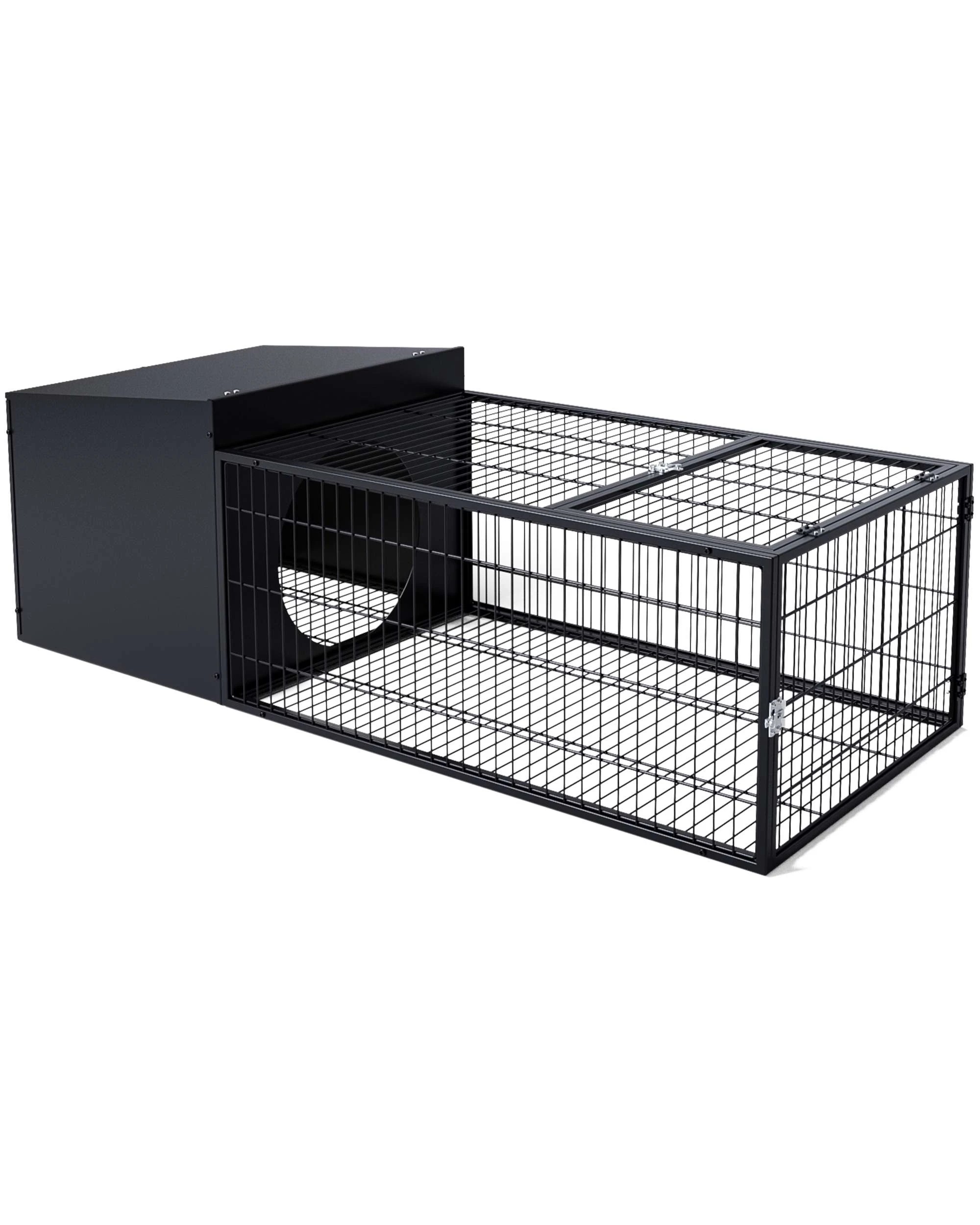 4 Advwin Rabbit Hutch 125x55cm Bunny Cage Guinea Pig Cage Pet Cage, 4 of 9