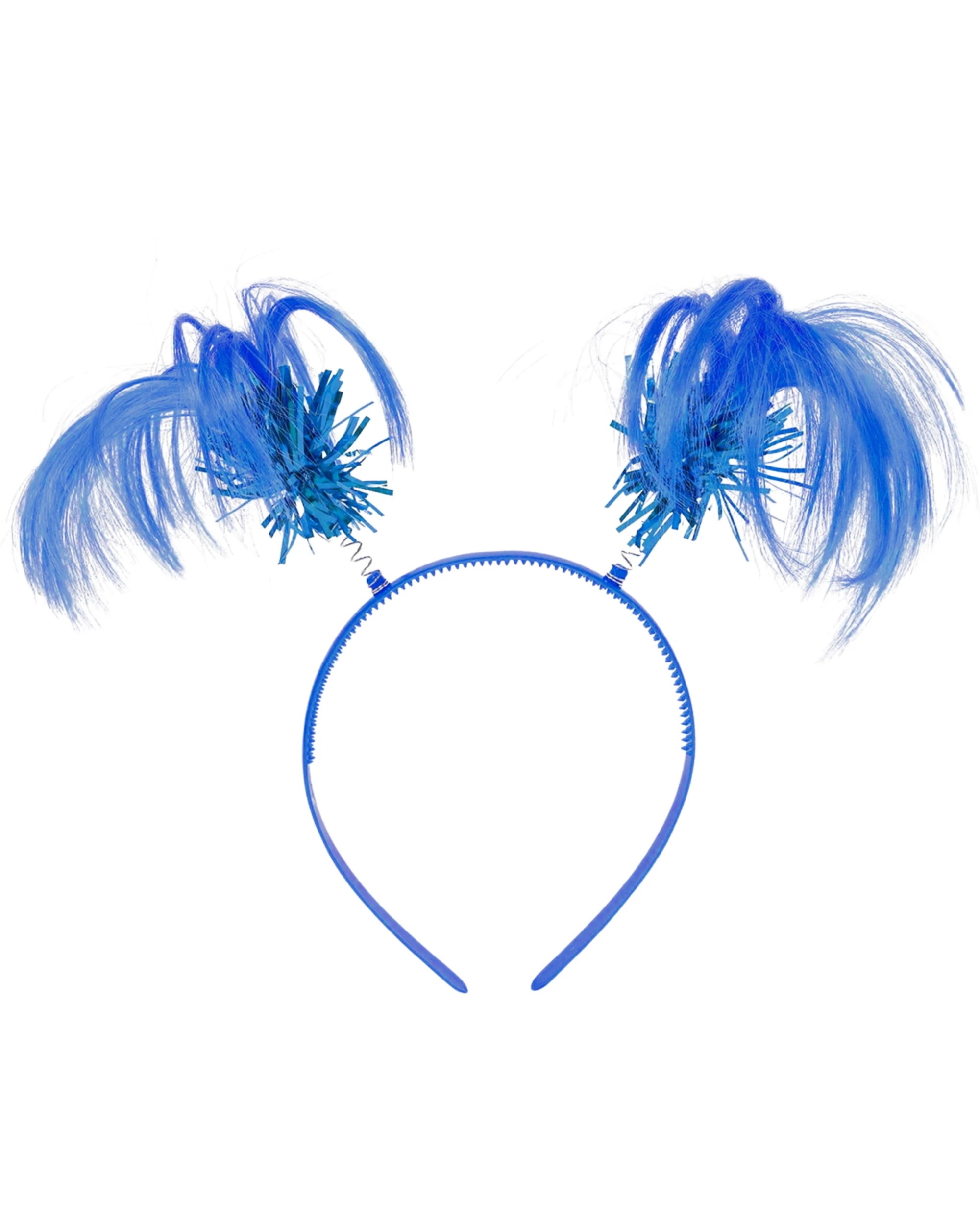 1 Amscan Ponytail Headbopper with Tinsel - Blue, 1 of 1
