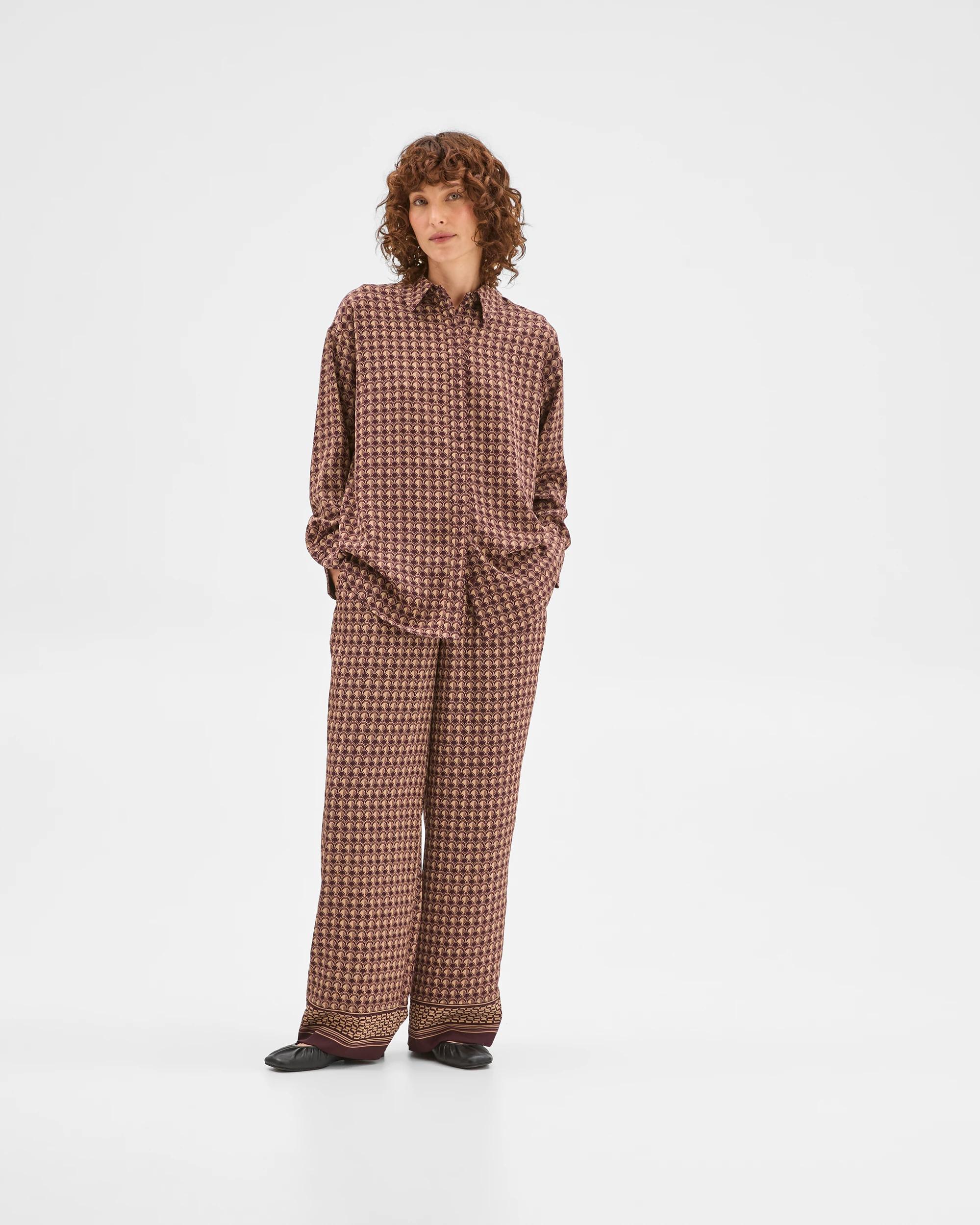 2 Preview Long Sleeve Set Dressing Shirt PINOT GEO SCARF, 2 of 6