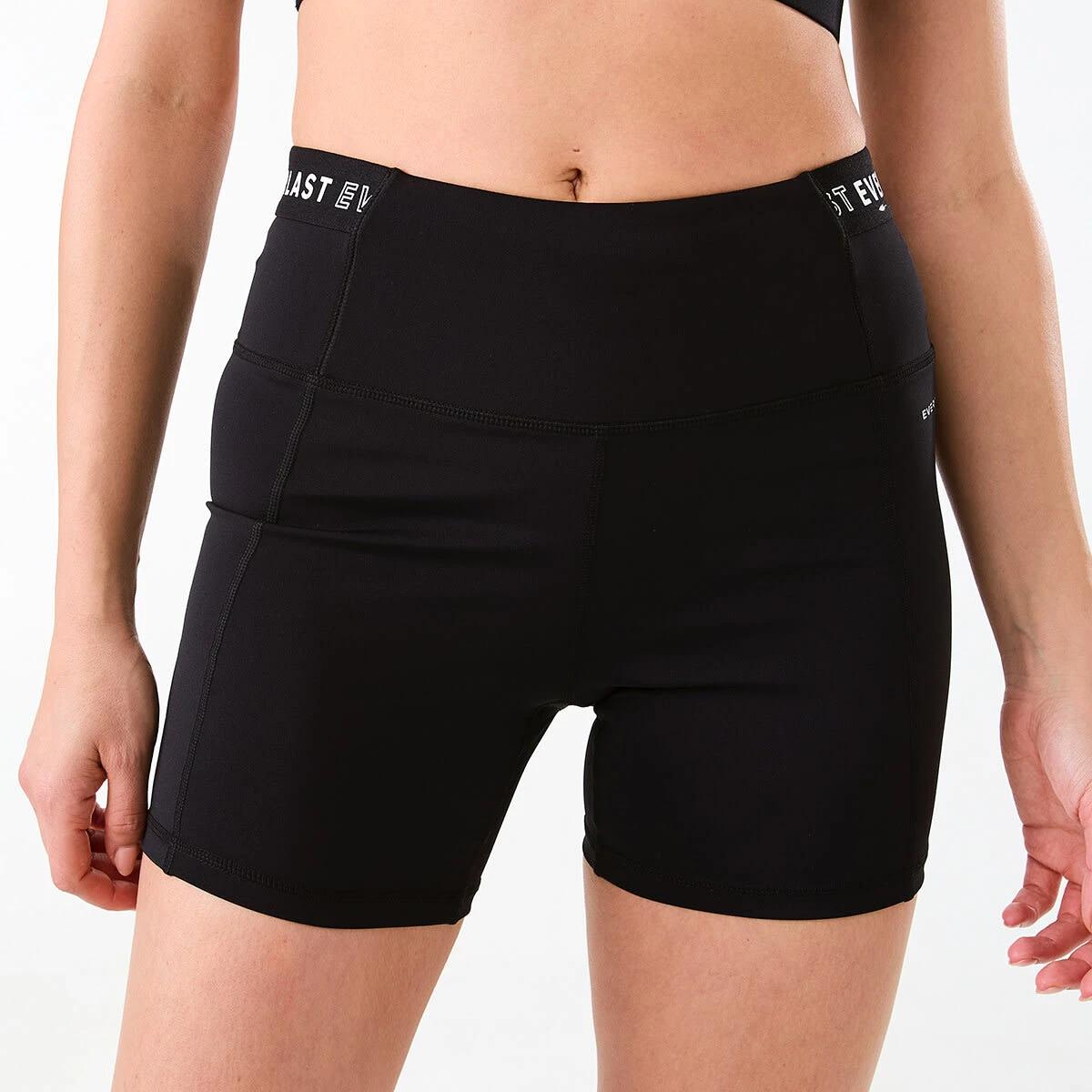 1 Everlast Womens Sculpt Bike Shorts EVERLAST BLACK, 1 of 5
